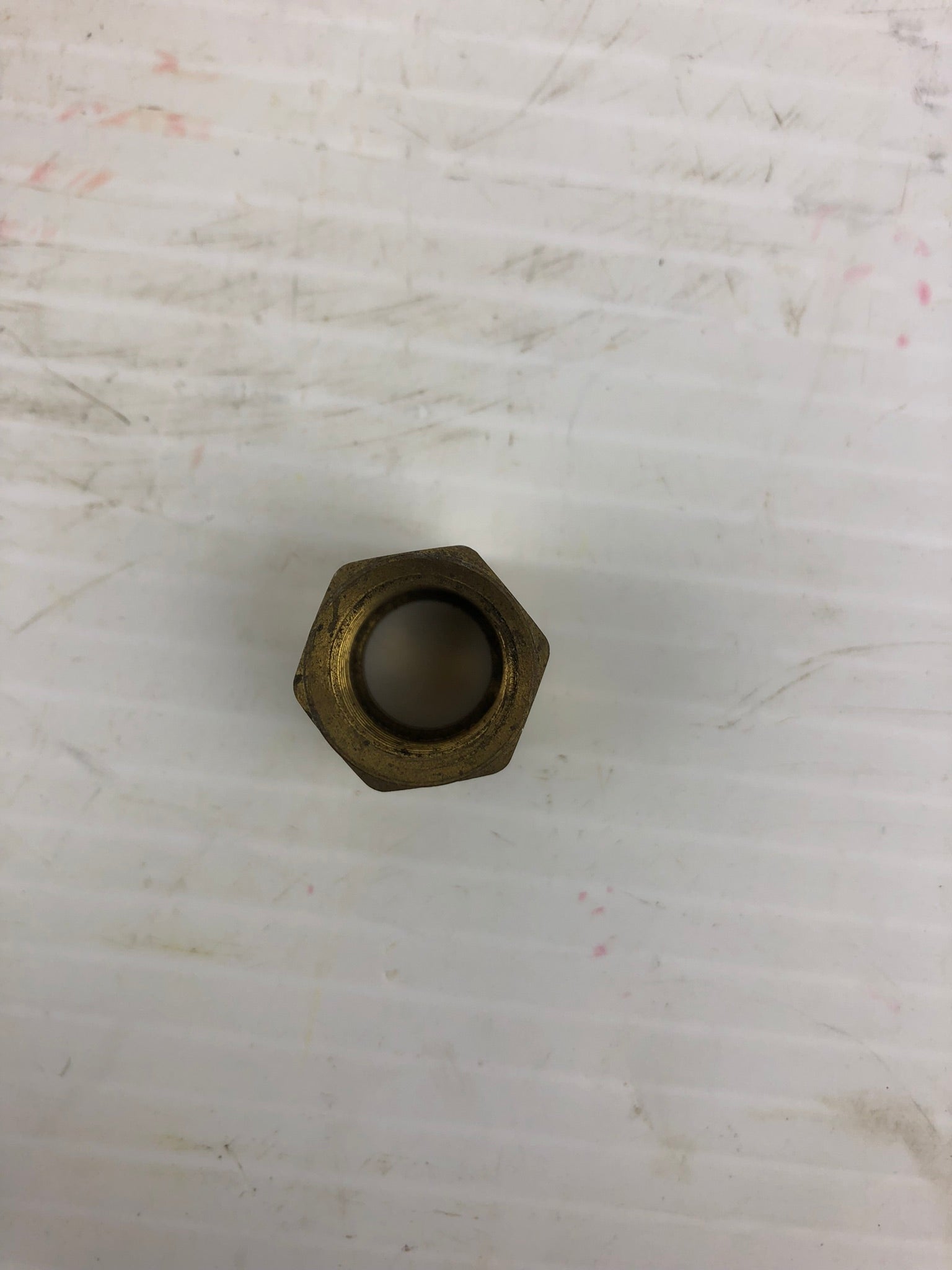 Western Enterprises 5/8" Brass Oxygen Nut - Lot of 13
