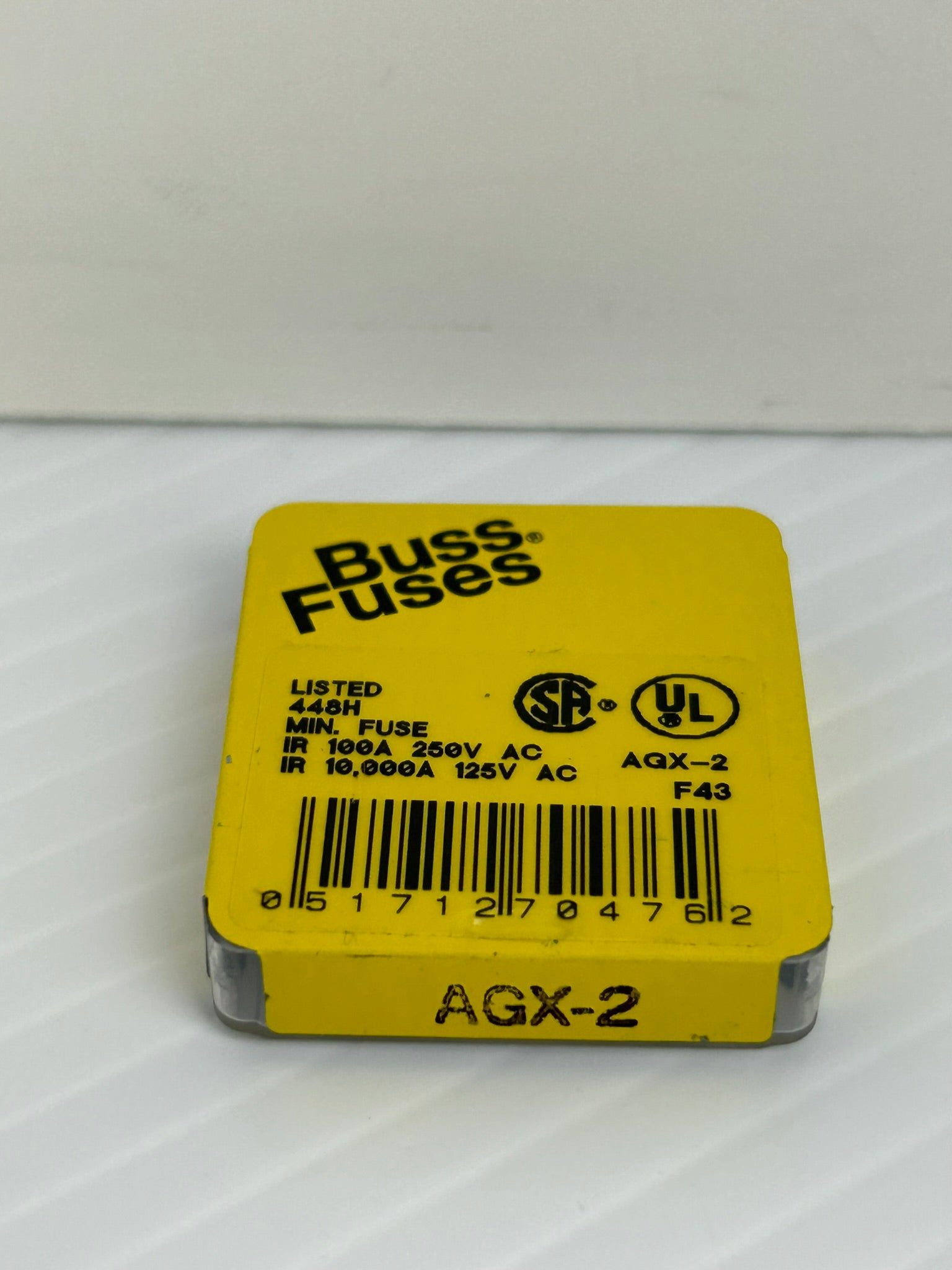 Buss AGX-2 Glass Fuses 250VAC 100A - Lot of 9
