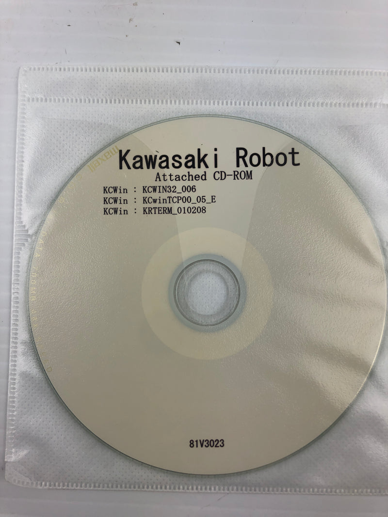 Kawasaki Robot Cable Kit 50817-0064 Parts Catalog BX2004371 CD-Rom DDK 17J-37