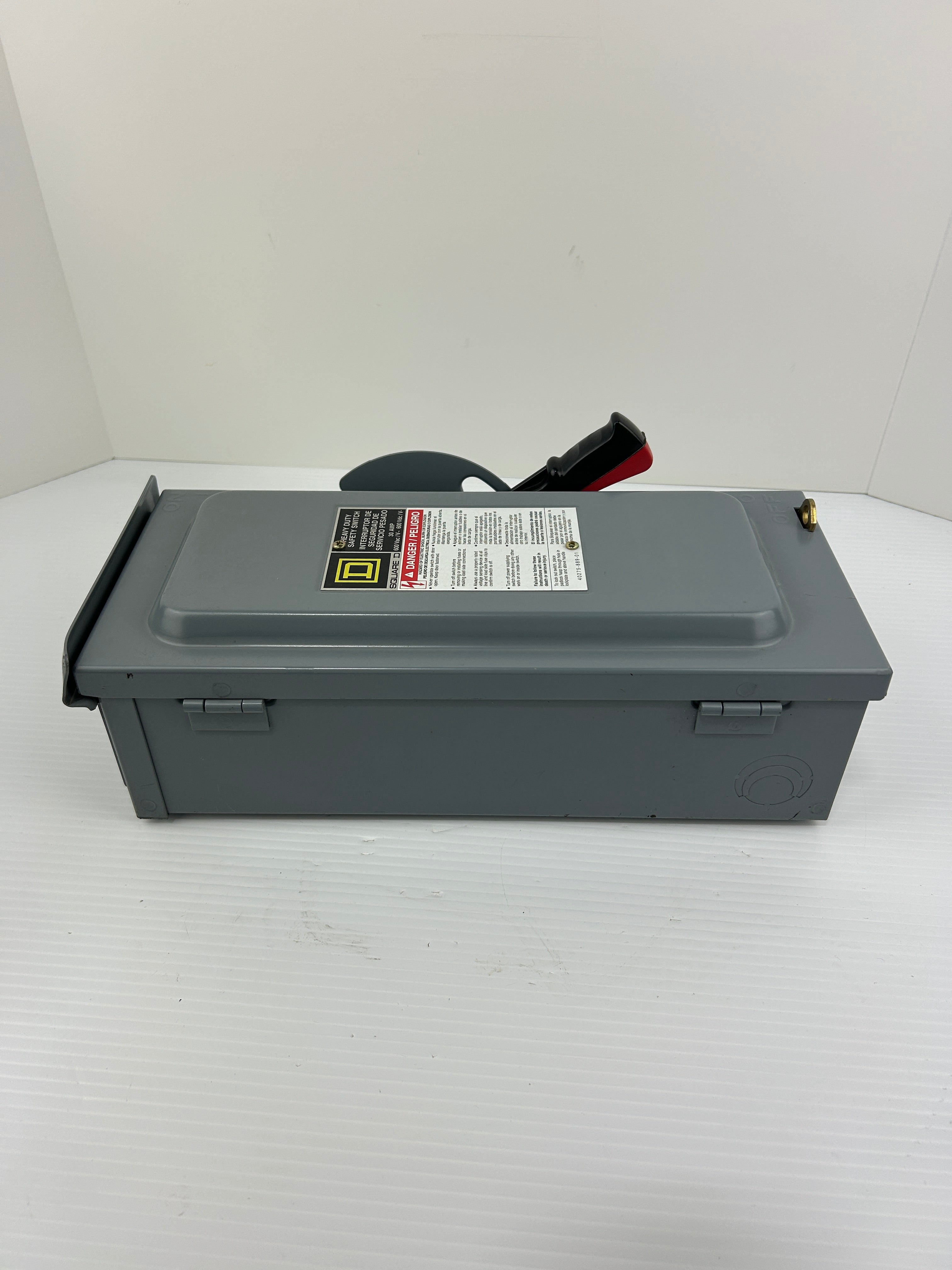 Square D H361RB Heavy Duty Safety Switch Enclosure 30A Series F1 Type 3R