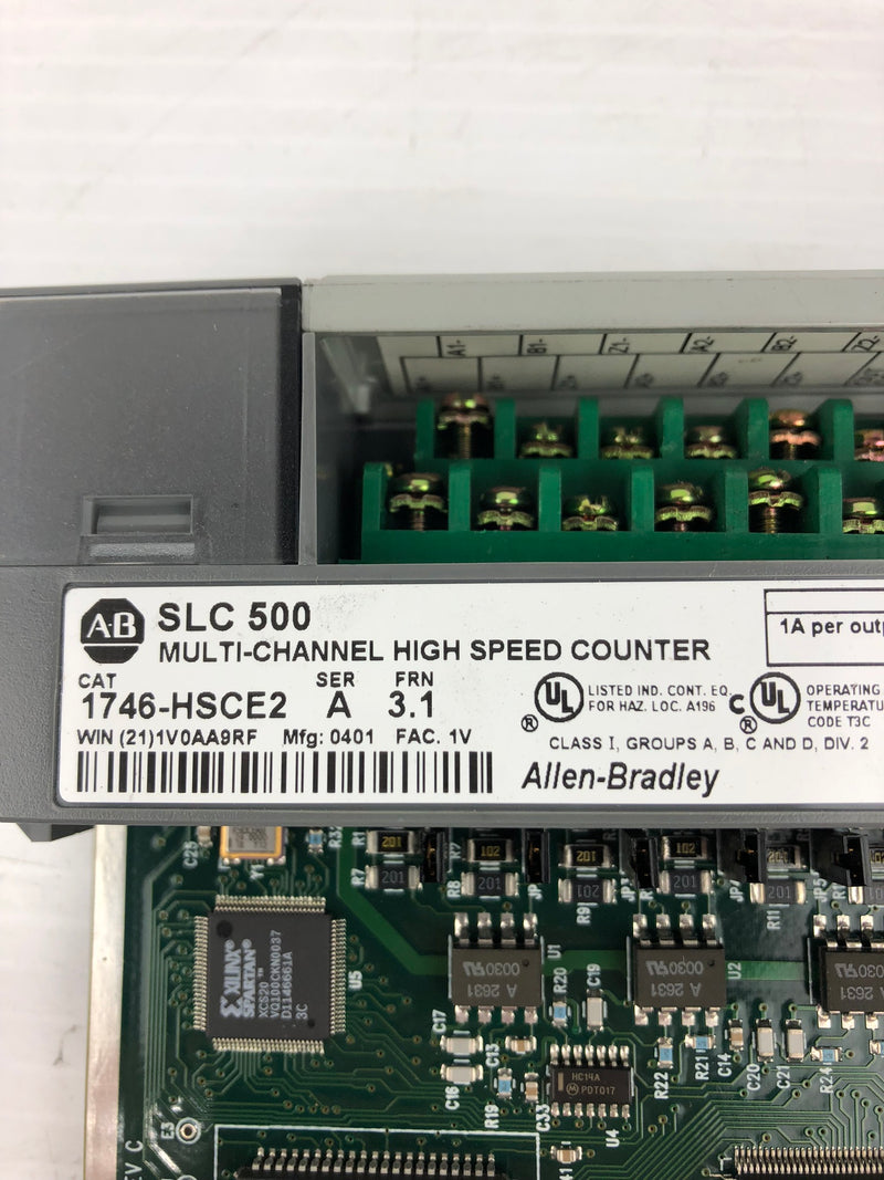 Allen Bradley 1746-HSCE2 Multi-Channel High Speed Counter Series A PLC Module