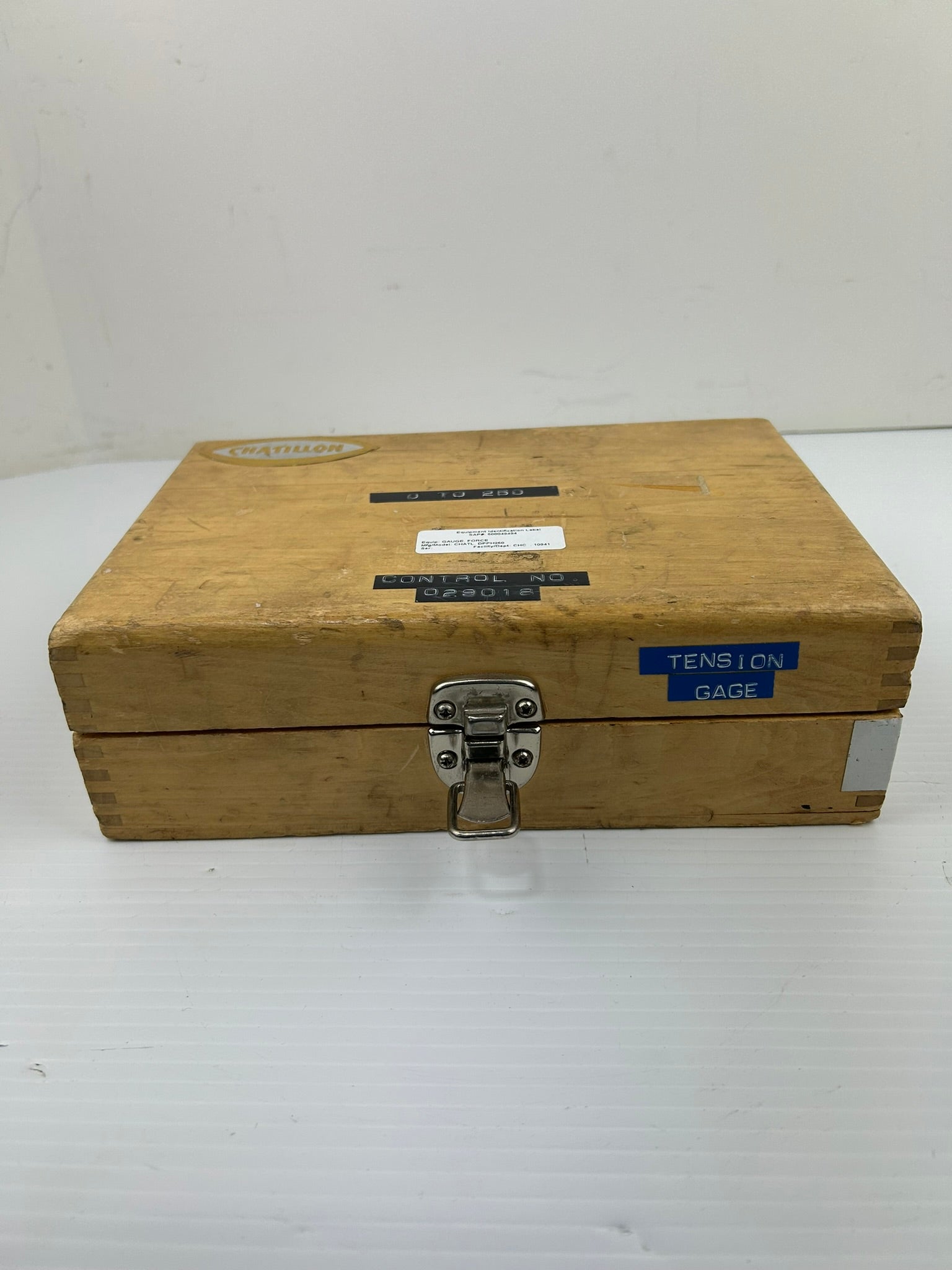Chatillon DPPH-250 Gauge Force with Case