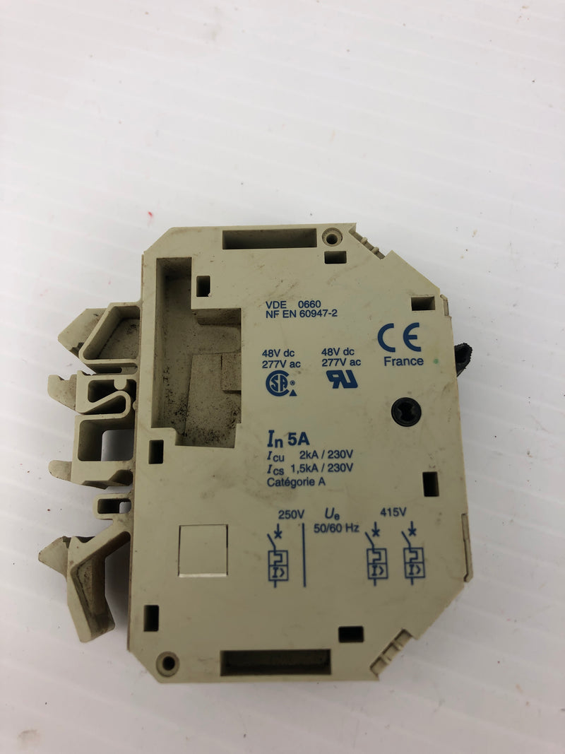 Telemecanique GB2-CB10 Circuit Breaker Protector 48V 5A