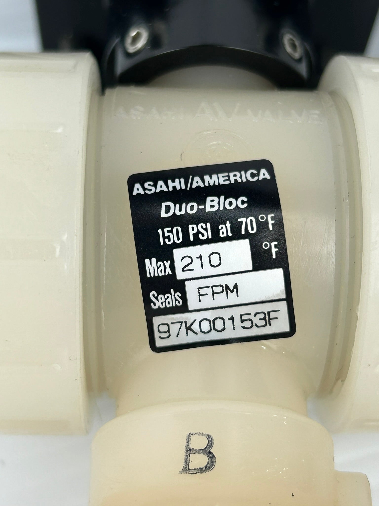 Asahi America AP79PSNST Pneumatic Actuator Spring Return with Duo-Bloc Valve