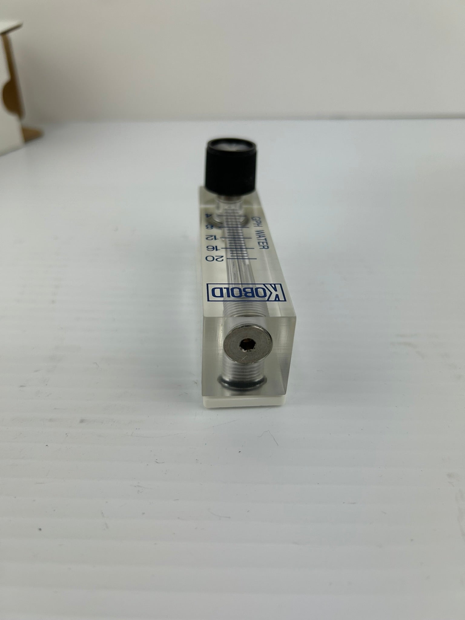 Kobold KFR-1221V2 Flow Meter Gauge 2-20 GPH Water