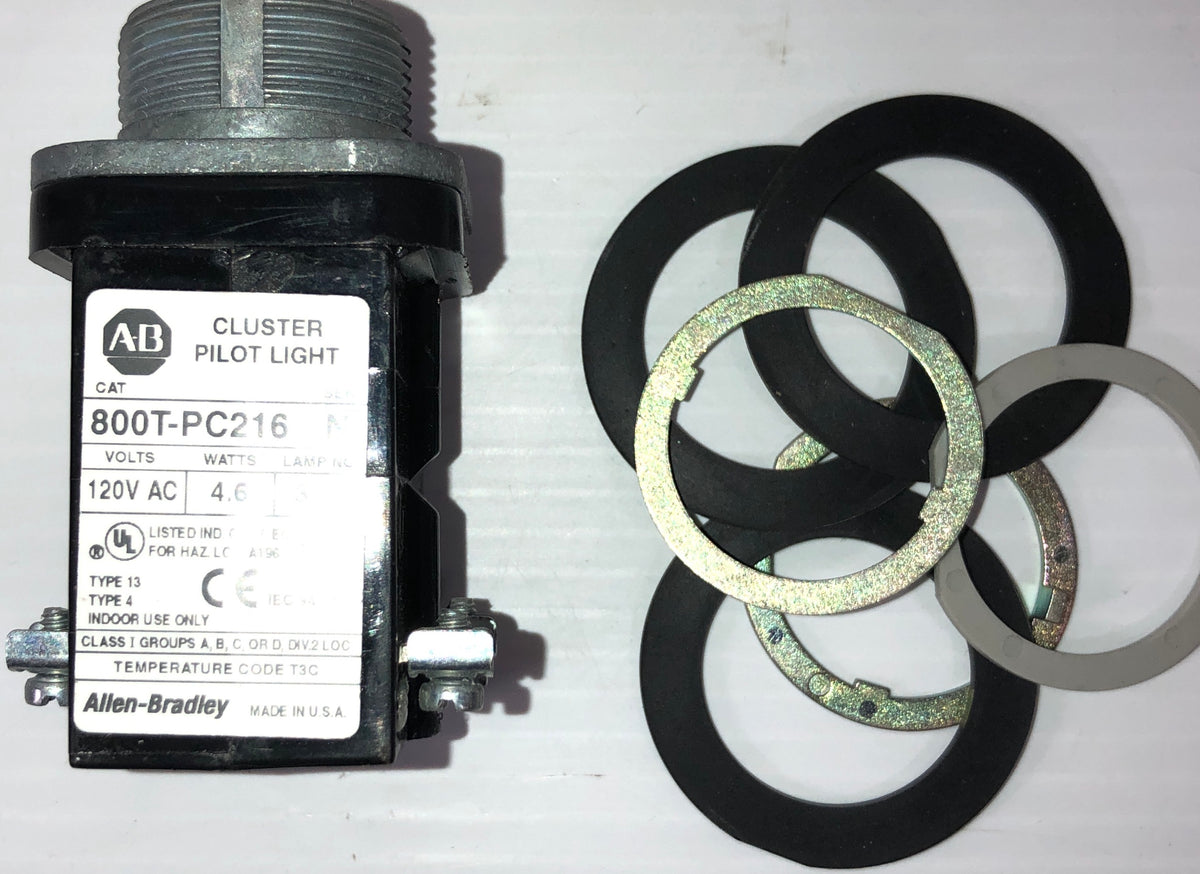 Allen-Bradley 800T-PC216XRXR Type 13 Cluster Pilot Light
