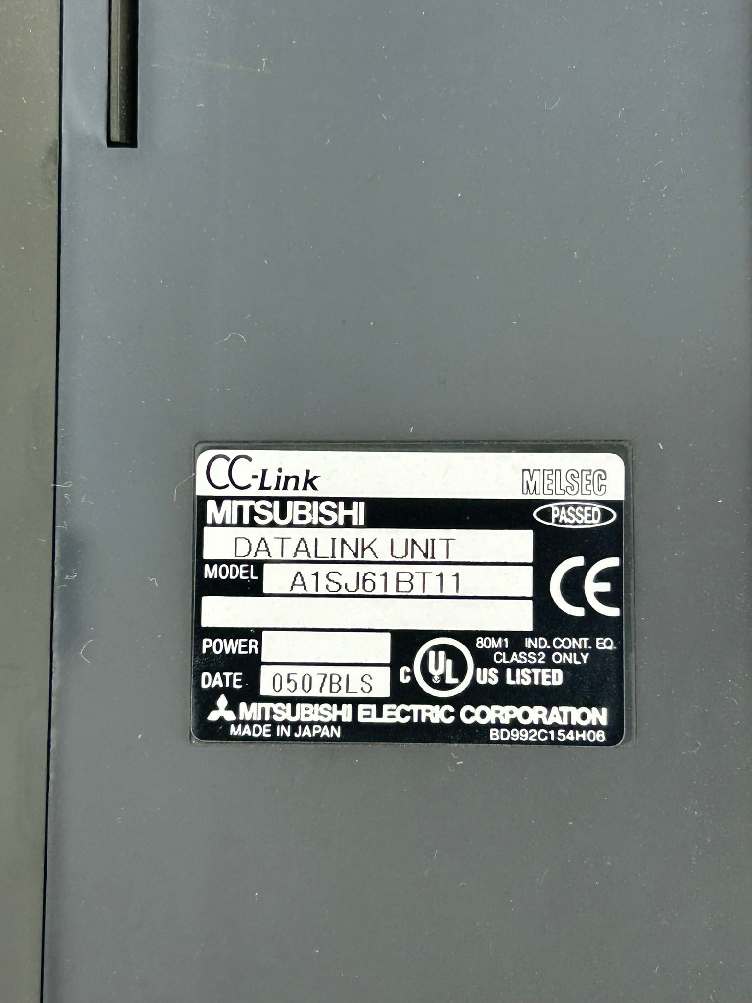 Mitsubishi A1SJ61BT11 Data Link Unit Melsec PLC Module - Missing Terminal Block