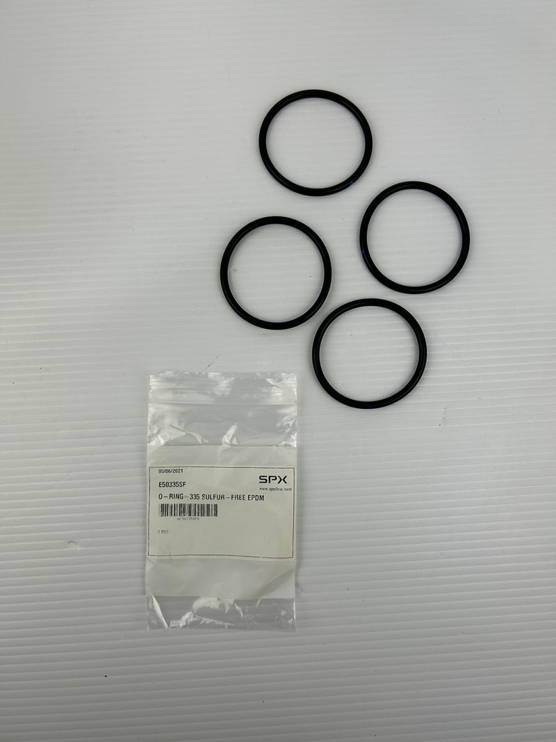 SPX E50335SF Sulfer-free EPDM O-Ring - Lot of 4