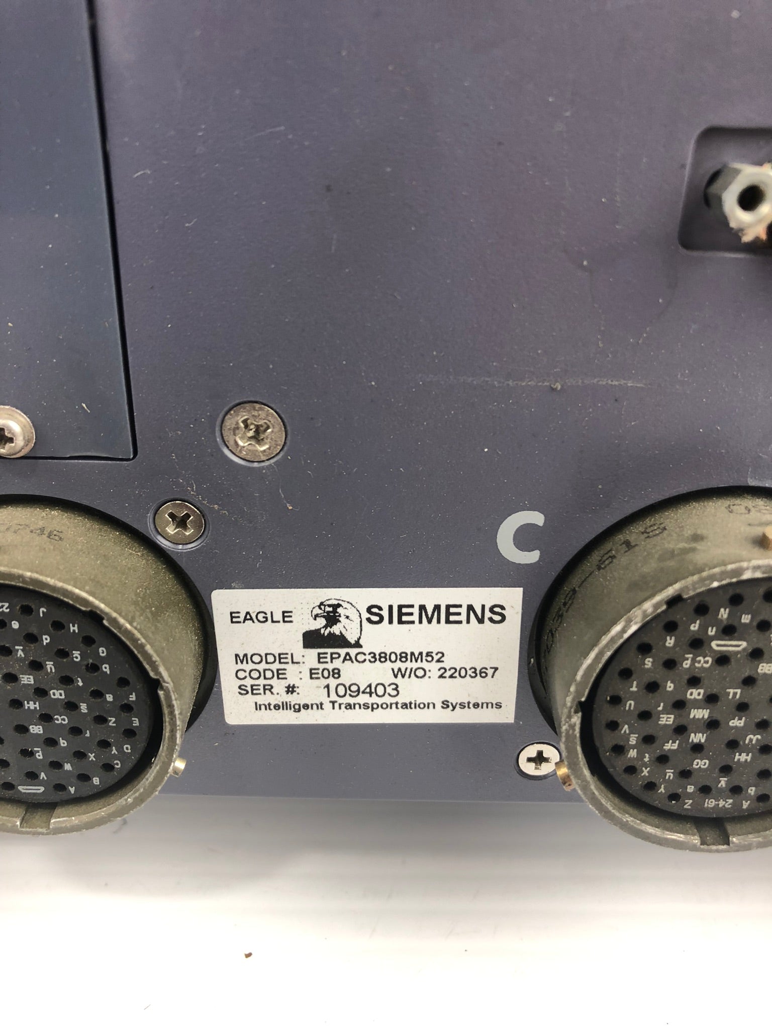 *** Siemens EPAC3808M52 Eagle M50 Traffic Signal Light Controller - No Screen