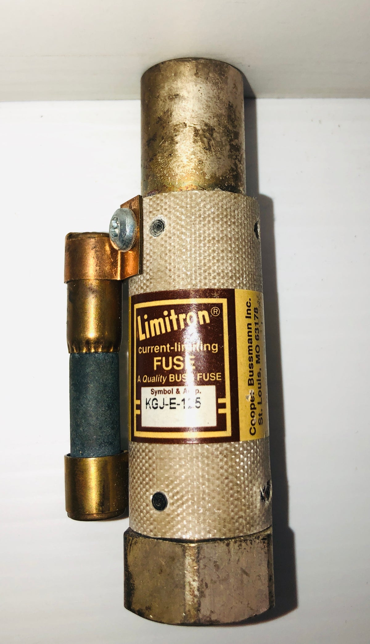Cooper Bussman Limitron KGJ-E-125 Current Limiting Capacitor Fuse