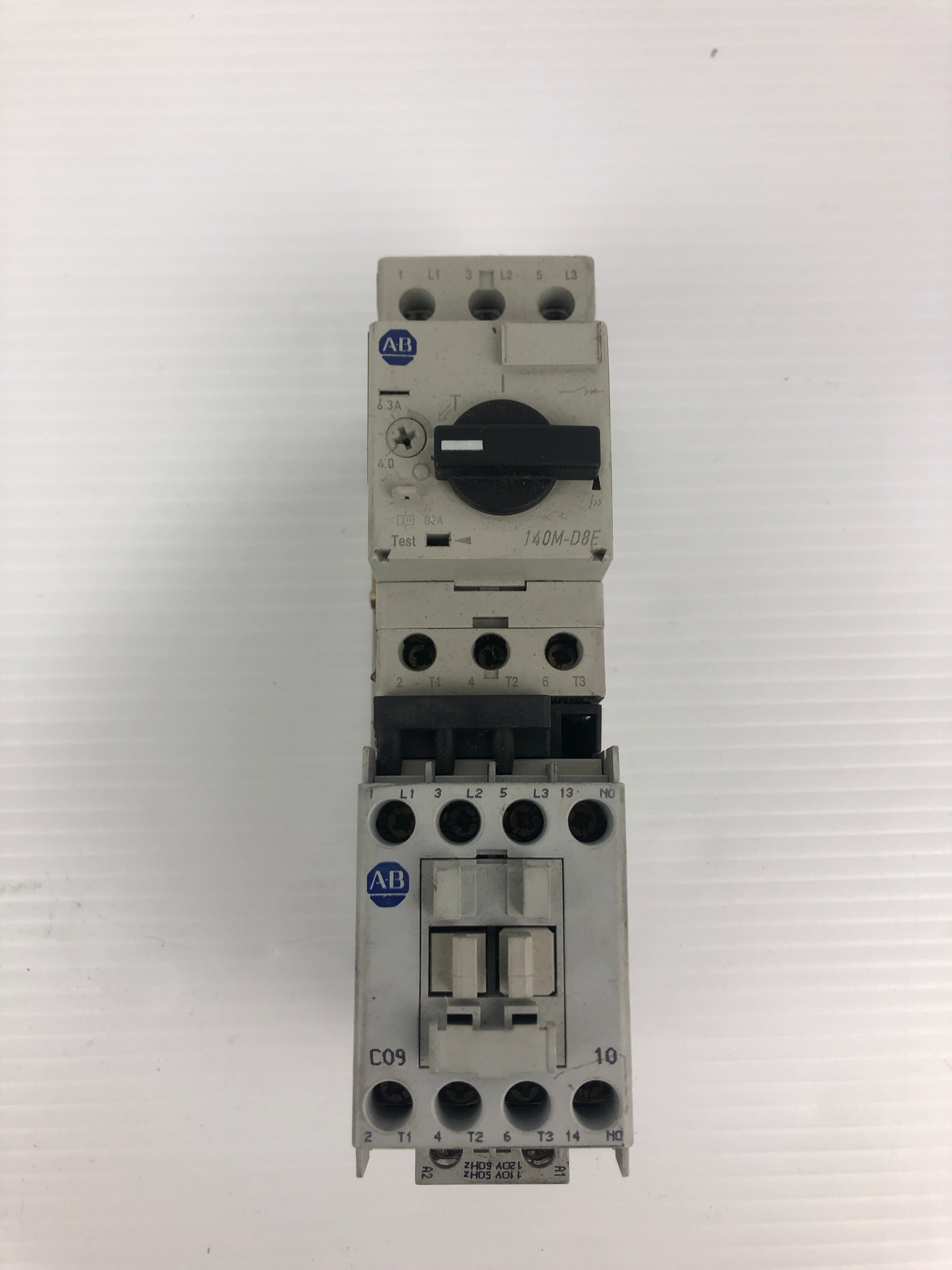 Allen Bradley 140M-D8E-B63 Contactor Series B 100-C09*10 Contactor Series A
