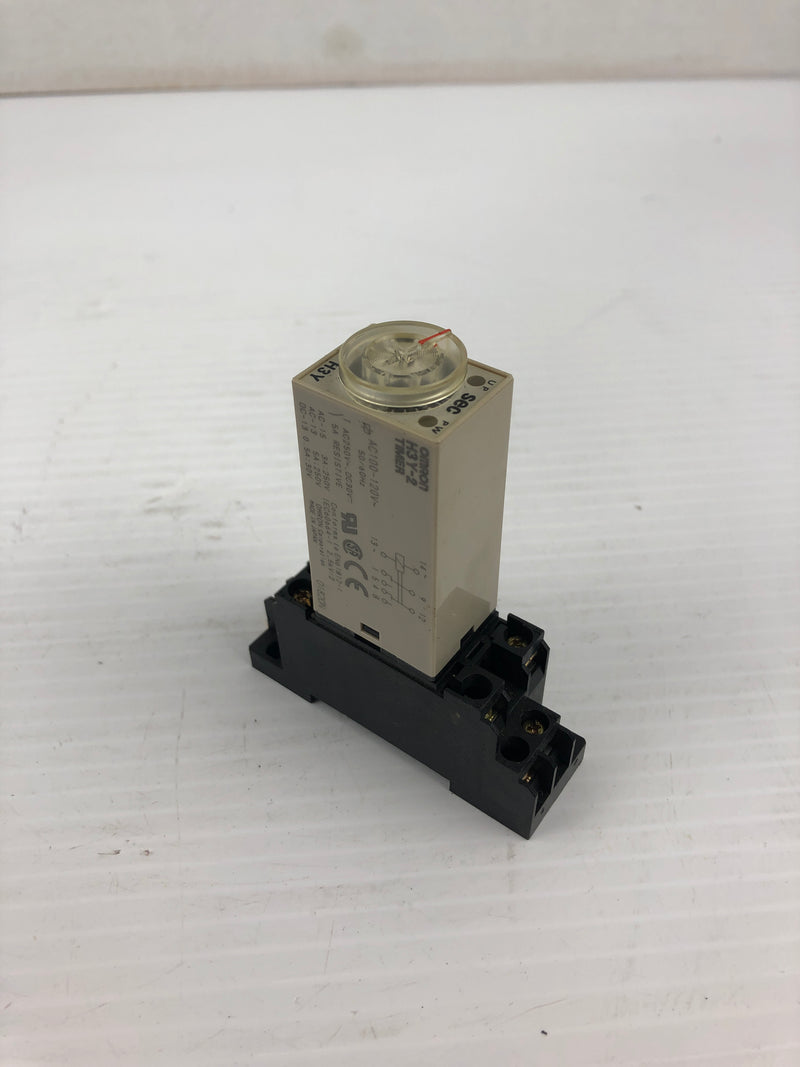 Omron H3Y-2 Timer with Base 18Y3W2