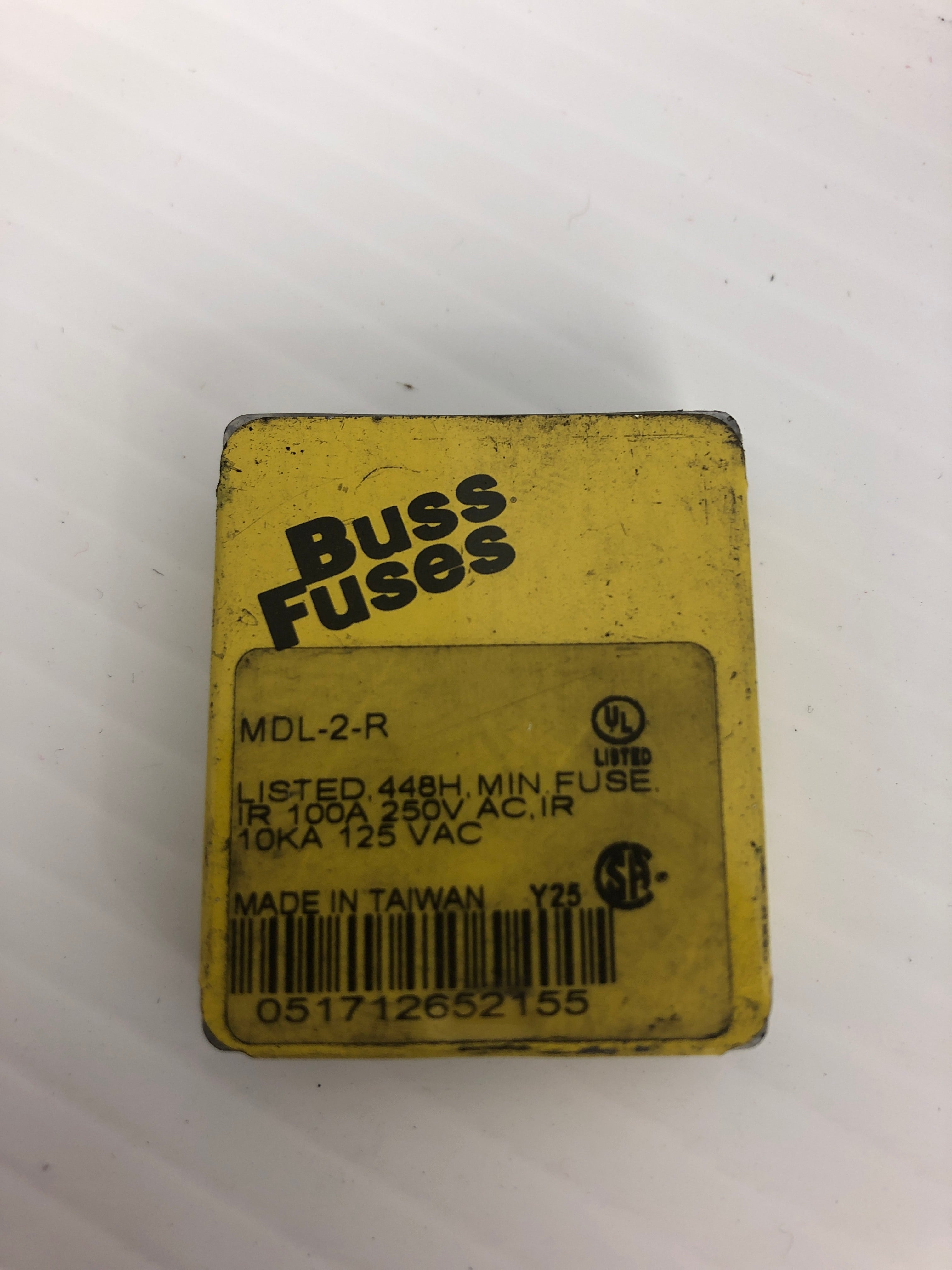 Buss MDL-2-R Fuses 5PC 250V 100A 10kA