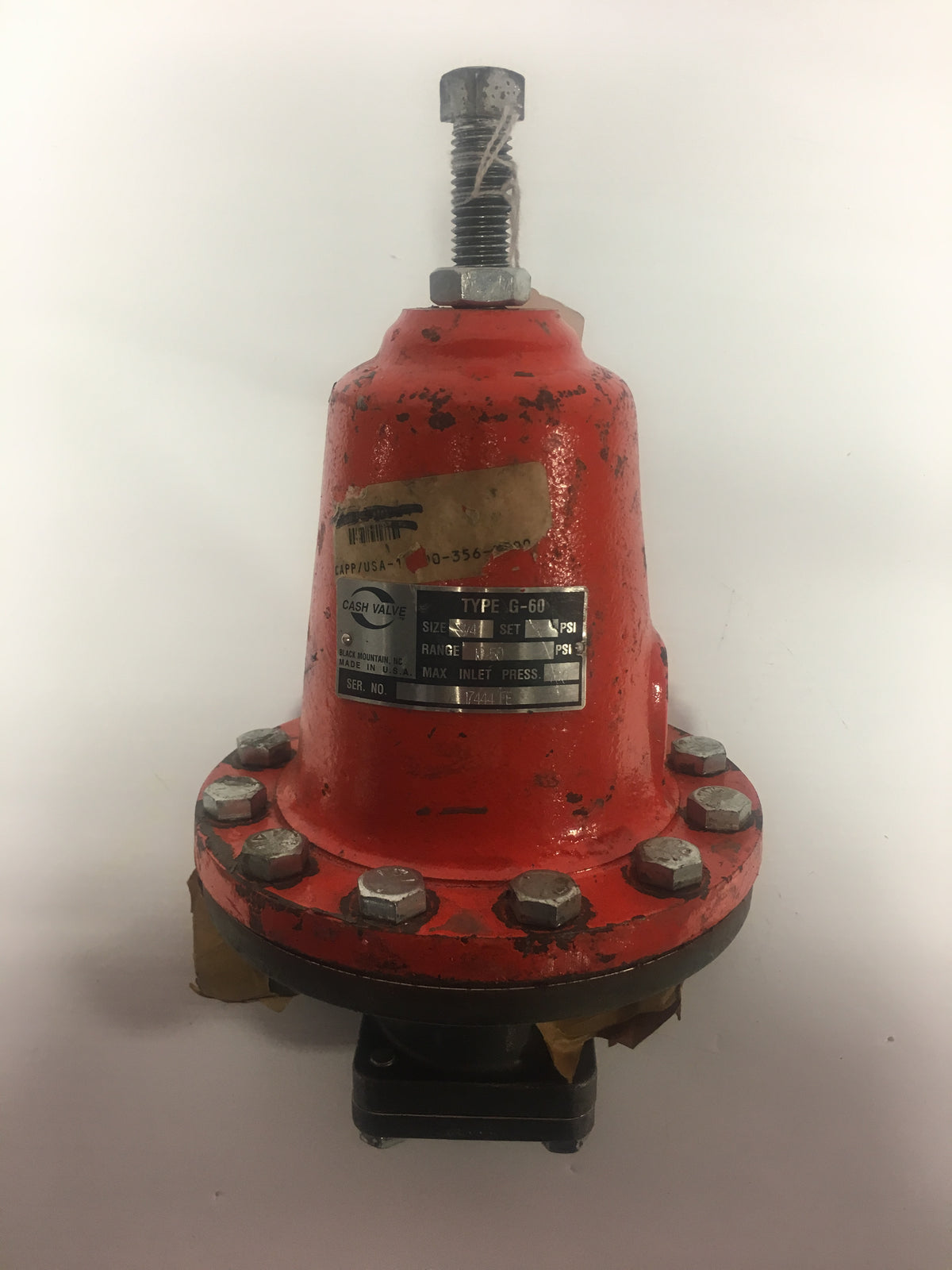 Cash Acme Pressure Regulator Valve G-60 25 PSI