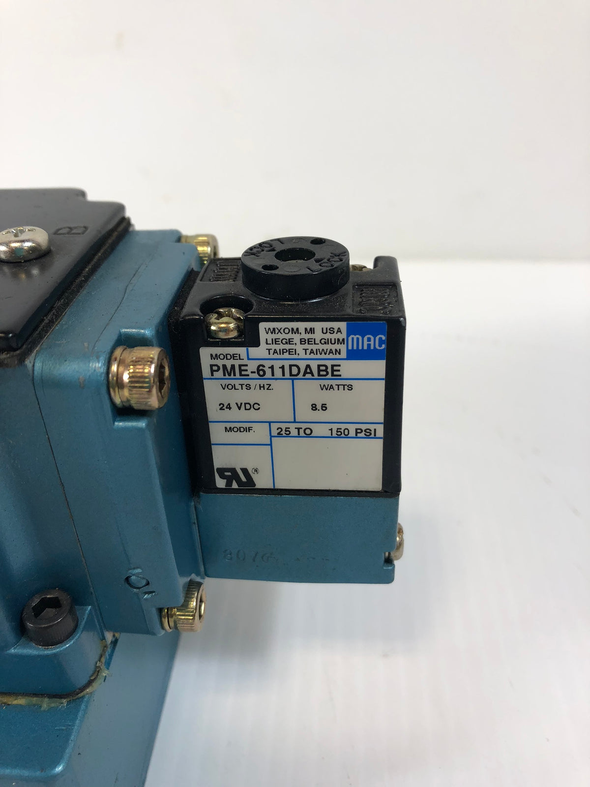 MAC 6521B-311-PM-611DA Solenoid Valve with PME-611DABE
