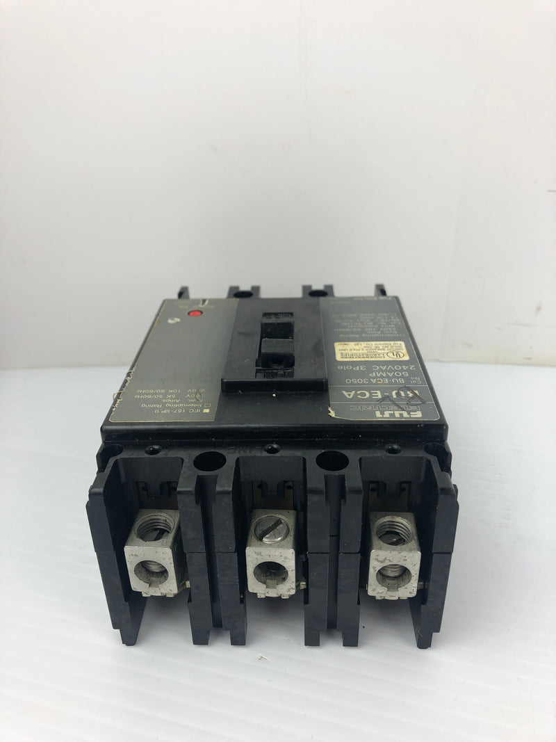 Fuji Electric BU-ECA 3050 Circuit Breaker 240VAC 50A 3P