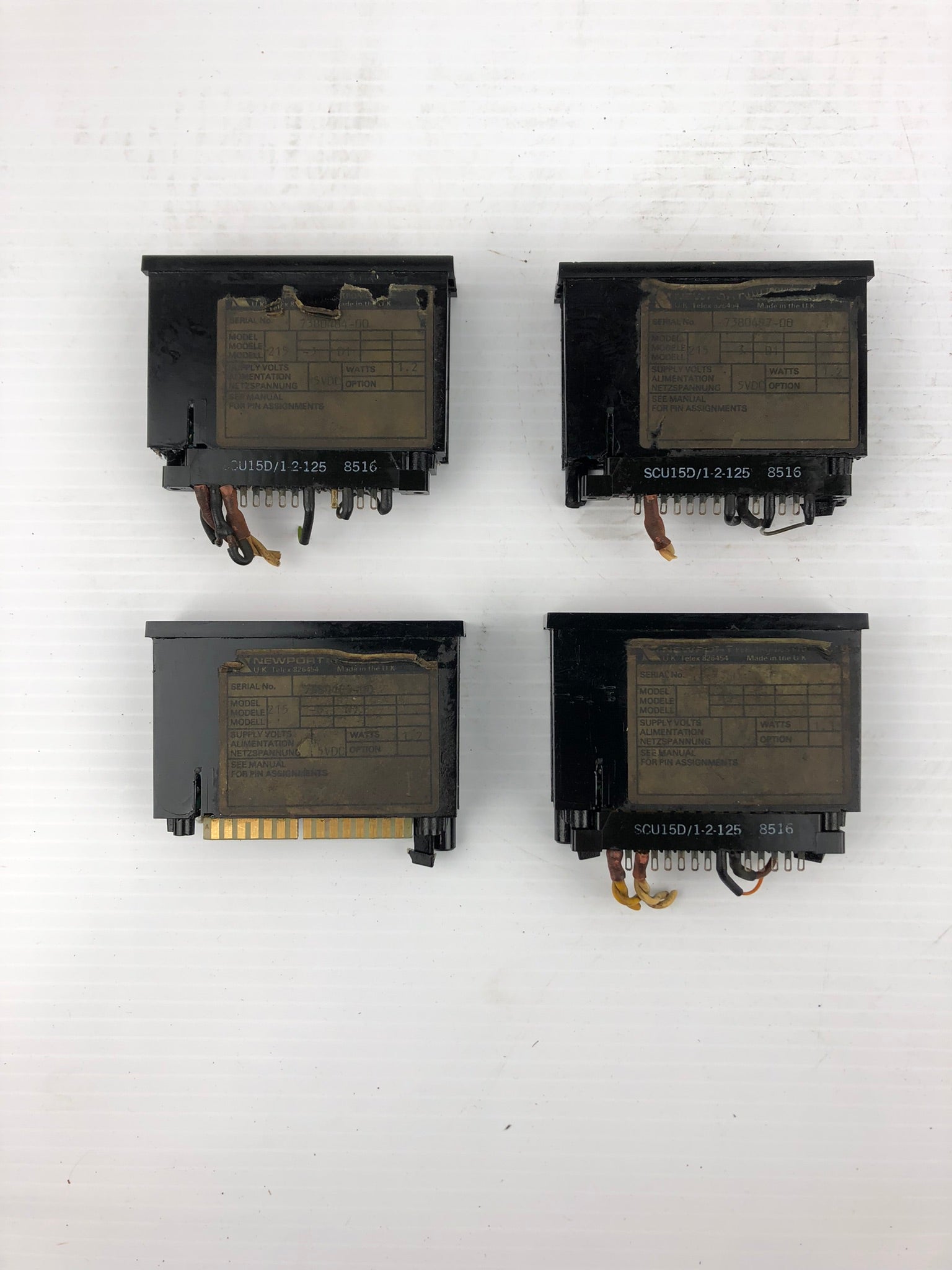 Newport 215 Voltmeter - Lot of 4