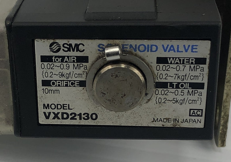SMC VXD2130 Solenoid Valve