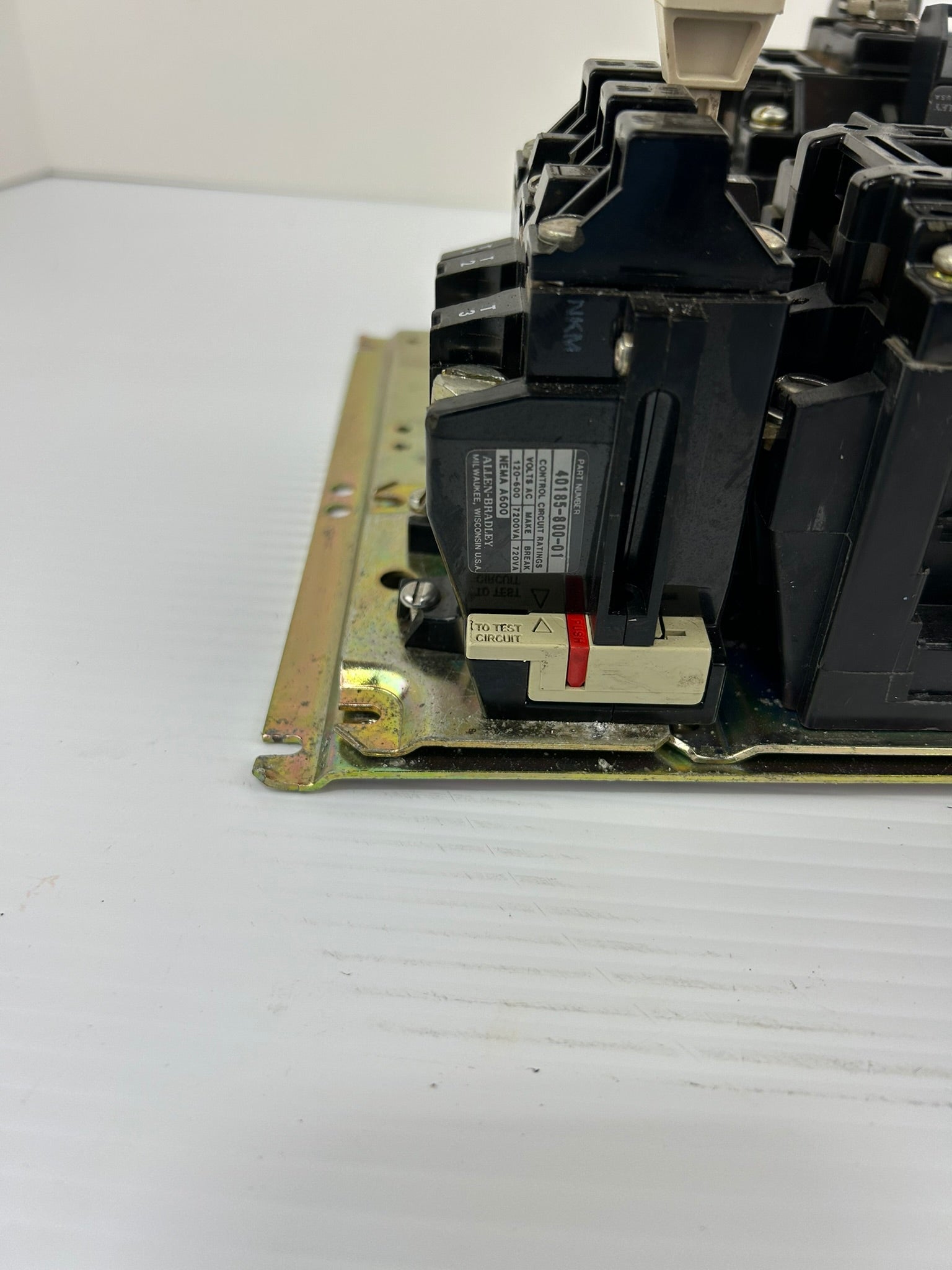 Allen Bradley 505-C0B Reverse Starter Assembly Series B Size 2 with 595-A