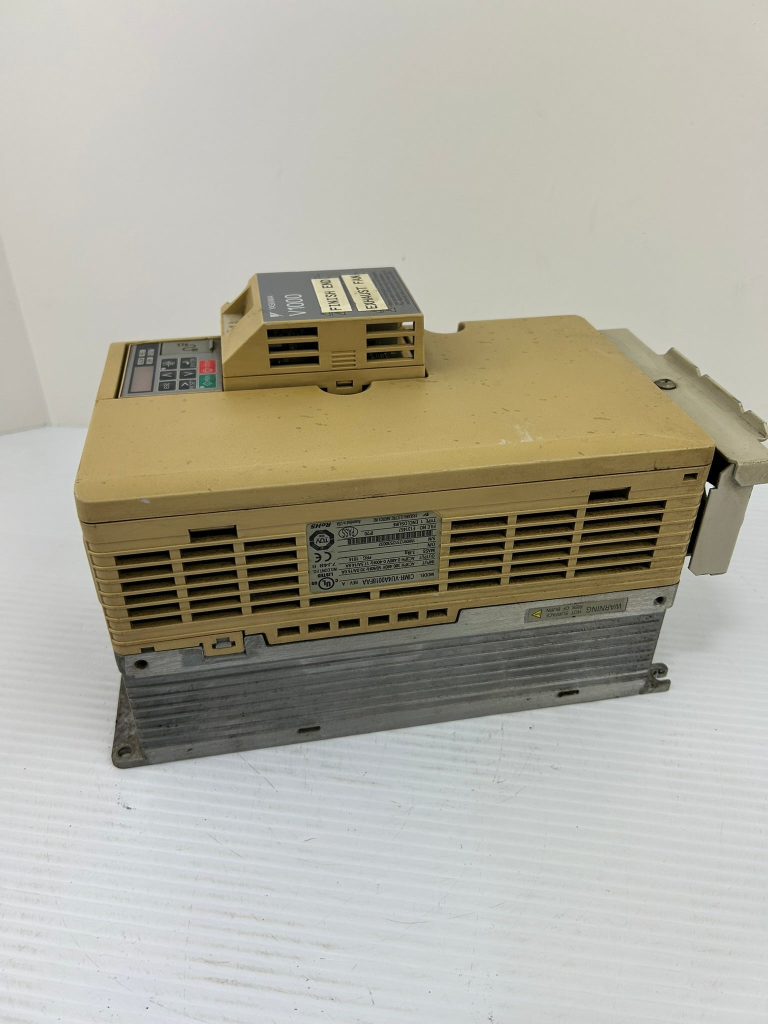Yaskawa Electric CIMR-VU4A0018FAA V1000 3PH AC Drive Series A Type 1 Enclosure