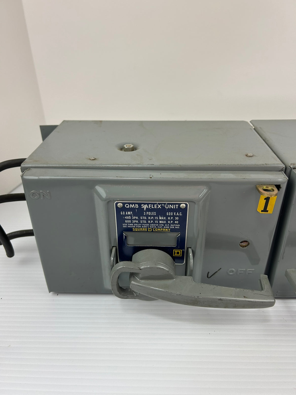 Square D QMB Saflex Twin Switch QMB-3606-T 60 Amp