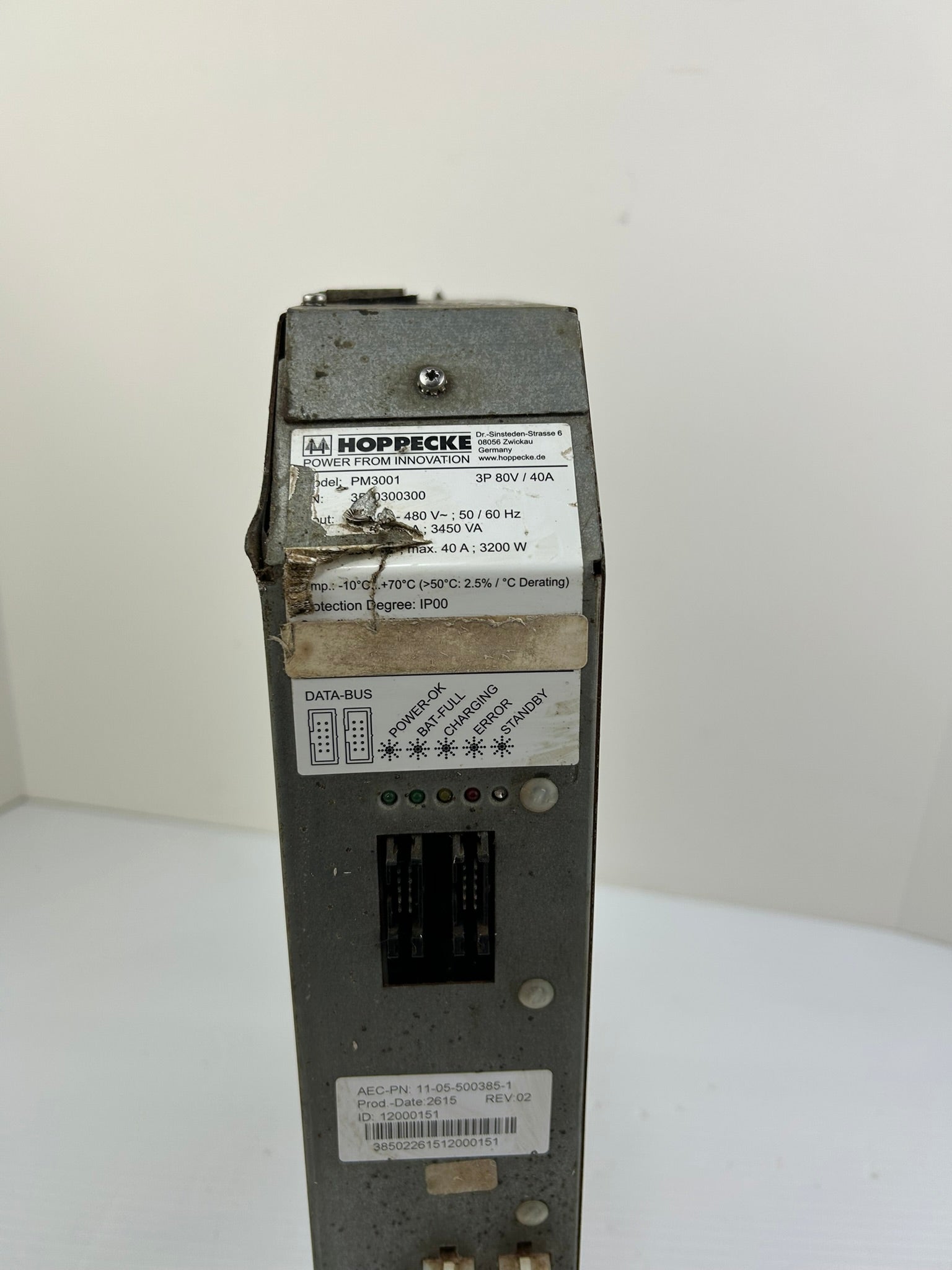 HOPPECKE PM3001 80V 40A Industrial Battery Charger Power Module 3P 3200W
