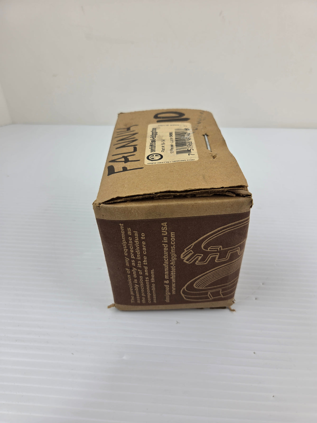 Whittet-Higgins N-14 Bearing Locknut Nut 2.751-18 Thread 3-5/8" OD - Box of 10
