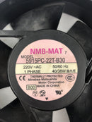 NMB-MAT 5915PC-22T-B30 Cooing Fan 220V-AC 1 Ph 50/60 Hz 40/38W