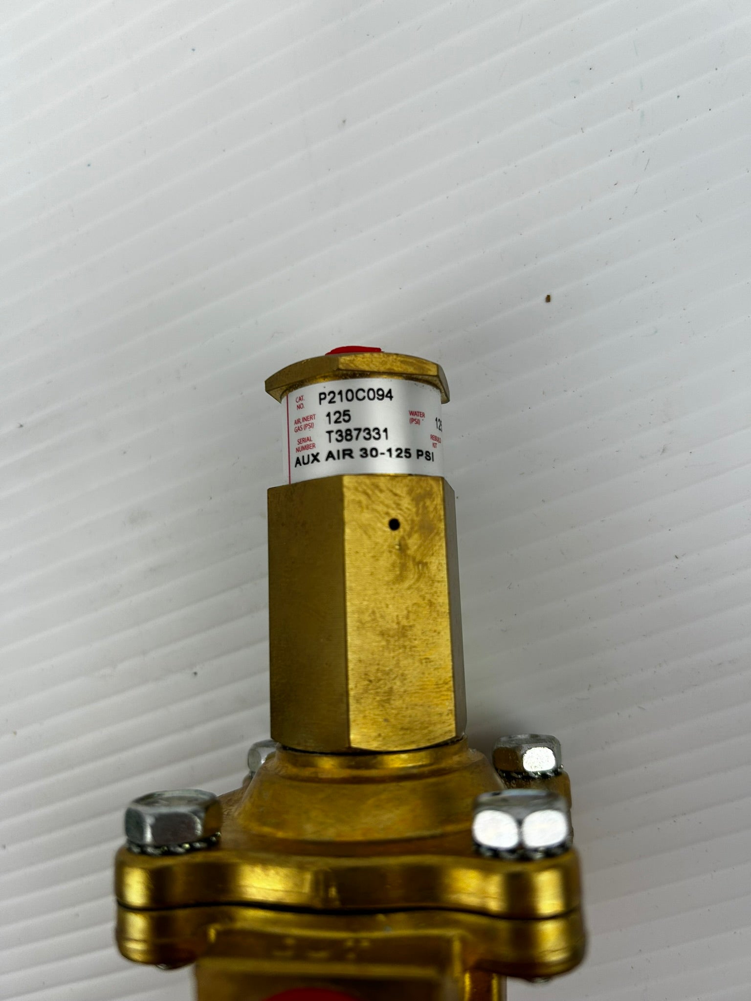Asco P210C094 Air Operated Valve 125 PSI Aux Air 30-125 PSI Pipe 1/2
