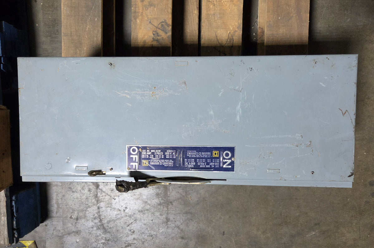 Square D QMB-364W Fusible Panelboard Switch QMB364W Disconnect 200A 3P 600VAC