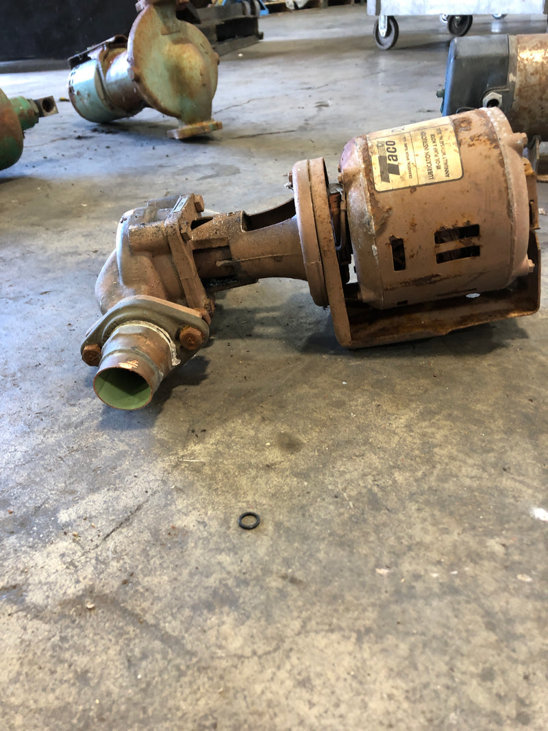 Taco 110-B In-line Circulator Re-Oil Pump and Motor