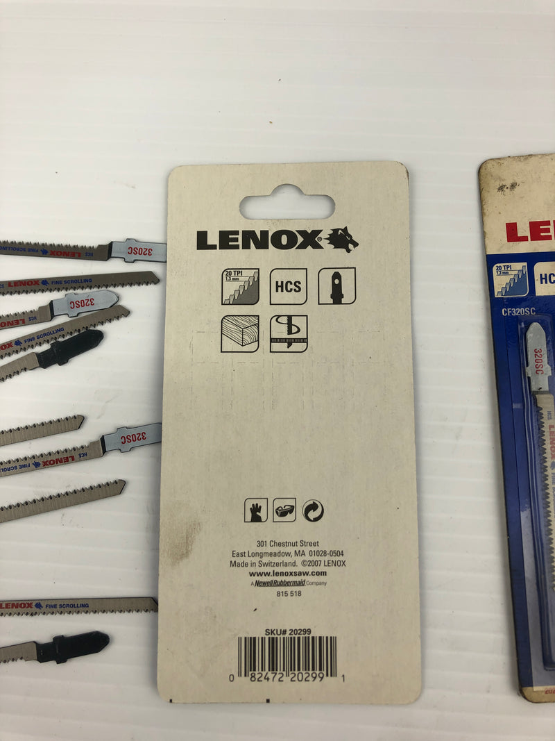 Lenox 320SC Fine Scrolling Blade - Lot of 20