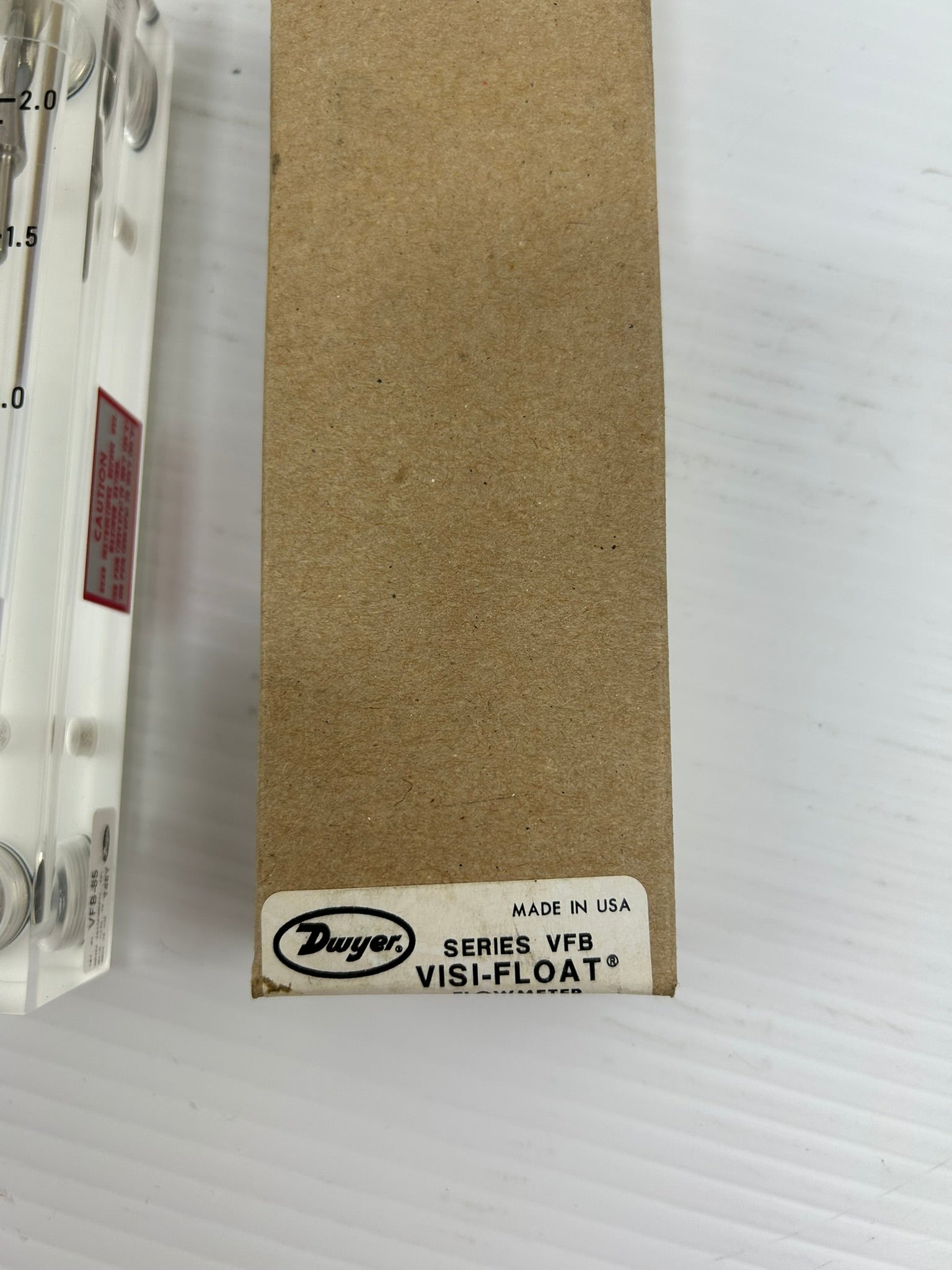 Dwyer VFB-85 Visi-Float Flowmeter 0.5-2.0 GPM Water