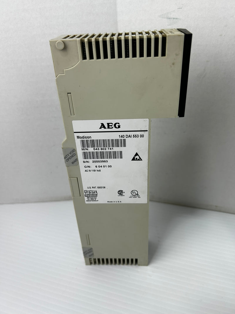 AEG 140DAI55300 Modicon Input Module 115V