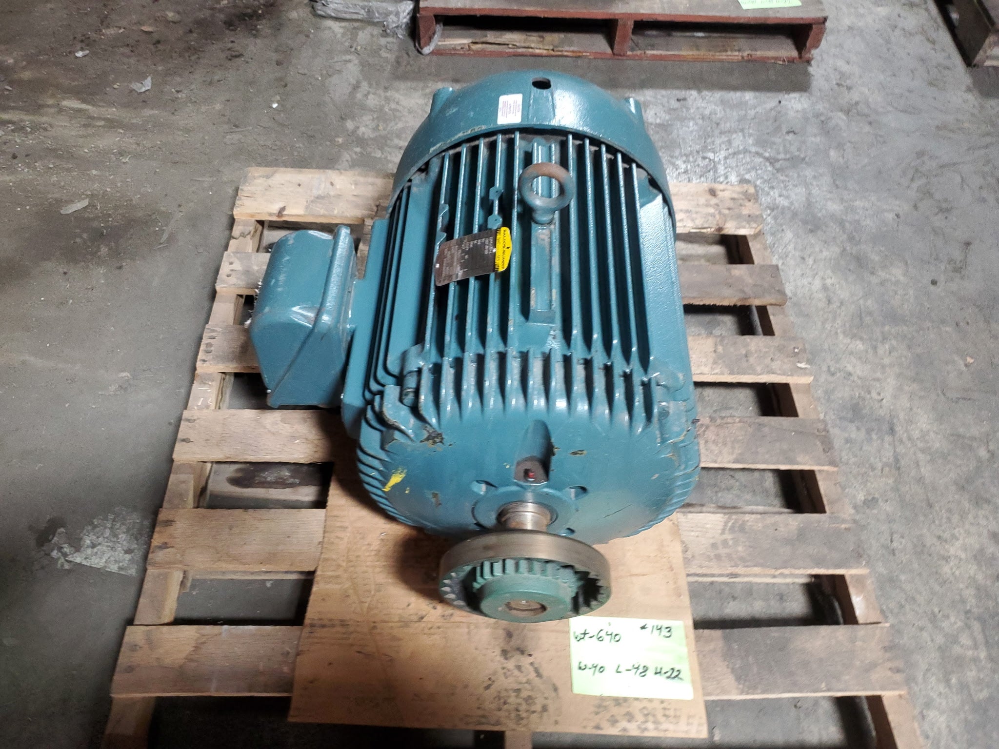 Baldor Reliance ECP4114T-4 Electric Motor 50HP 460V 3PH TEFC Super-E XEX 3540RPM