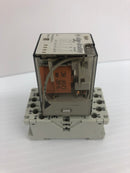 Allen-Bradley 700-HA33A1-4 Relay Ser. D With 700-HN101 Base Ser. C - Lot of 2