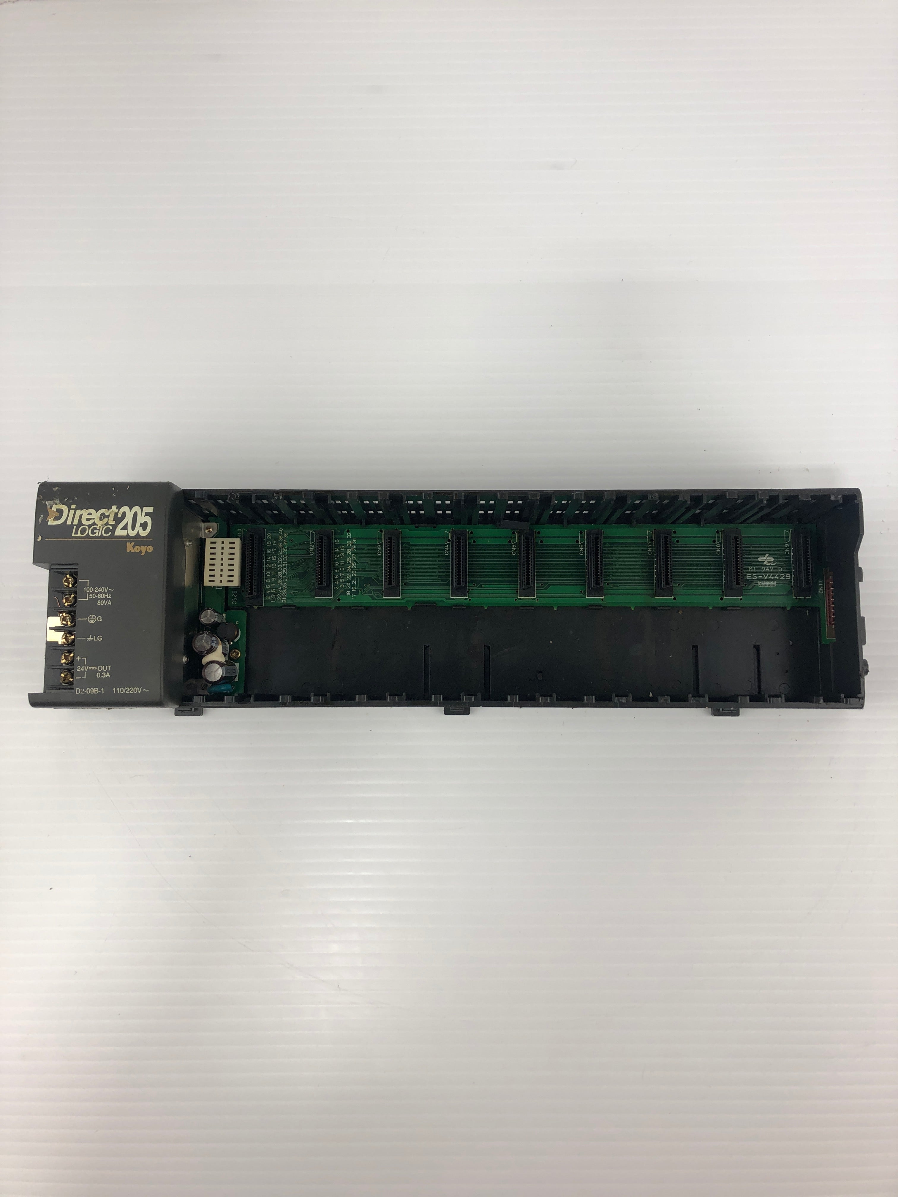 Automation Direct D2-09B-1 Direct Logic 205 Koyo PLC Chassis Rack ES-V4429