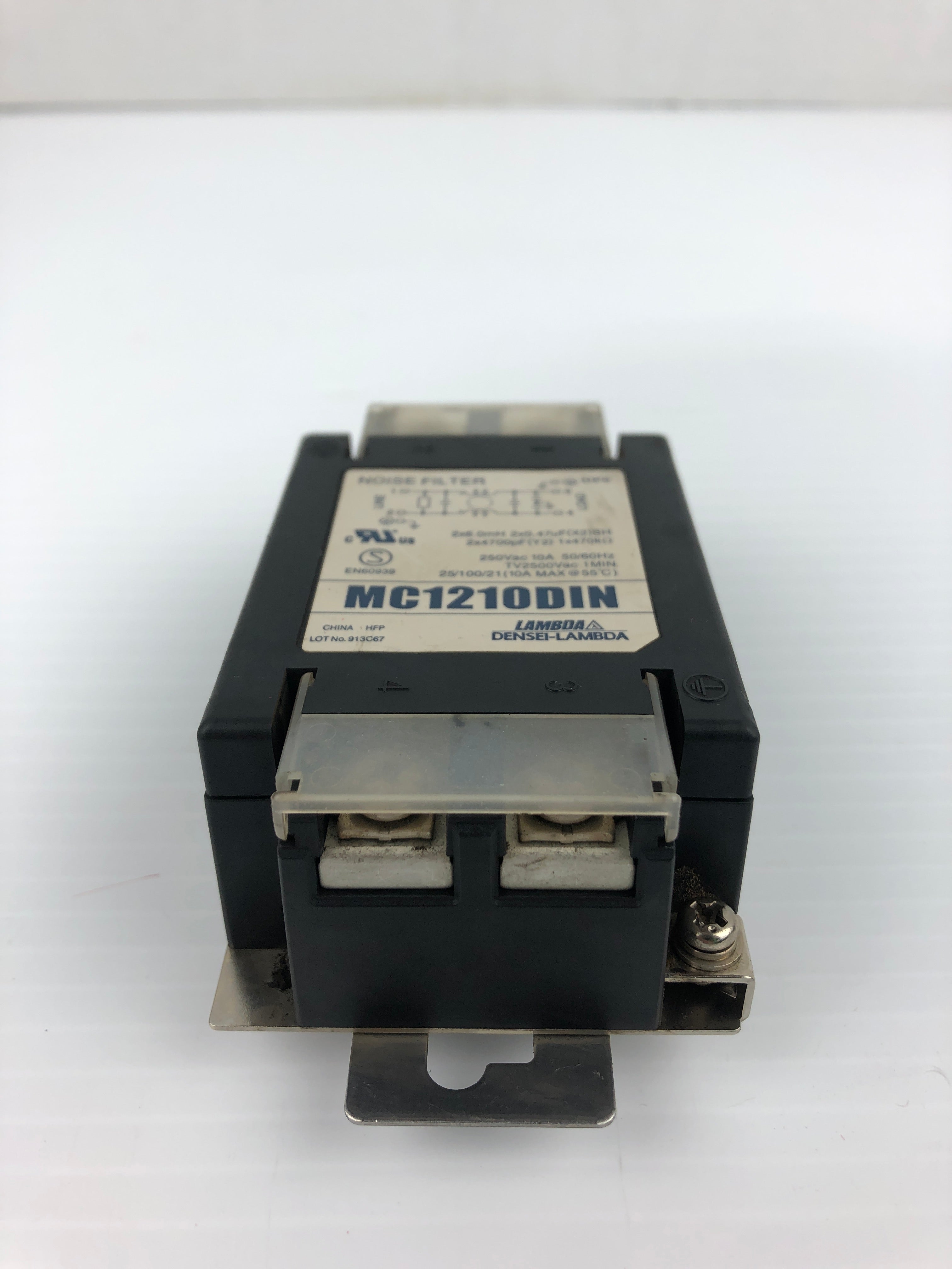 Jambda Densei-Lambda MC1210DIN Noise Filter 250VAC 10A 50/60Hz