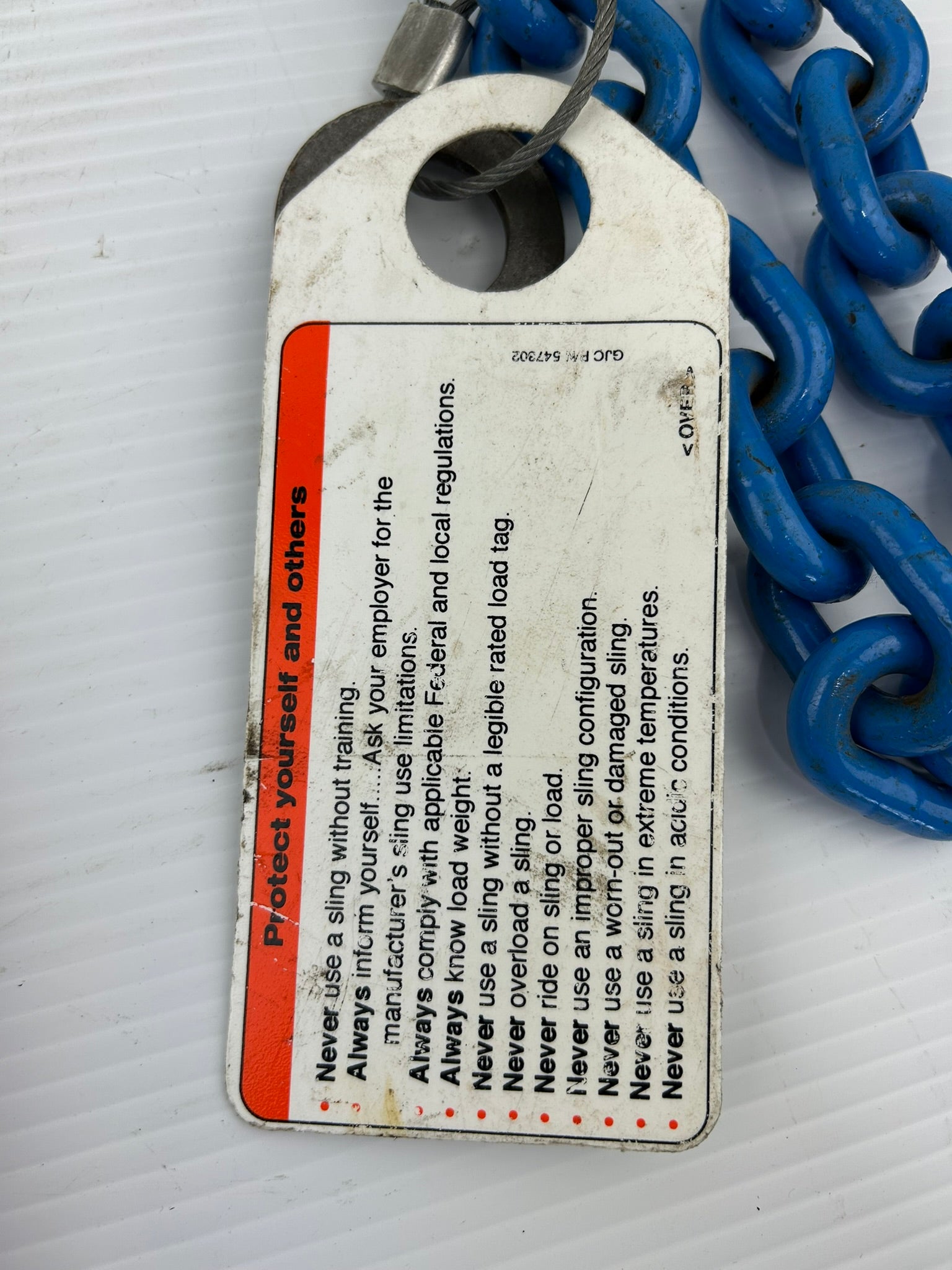 3/8" Grade 100 Alloy Chain Sling 11,300 LB WLL Single Leg Locking Hooks Lot of 3