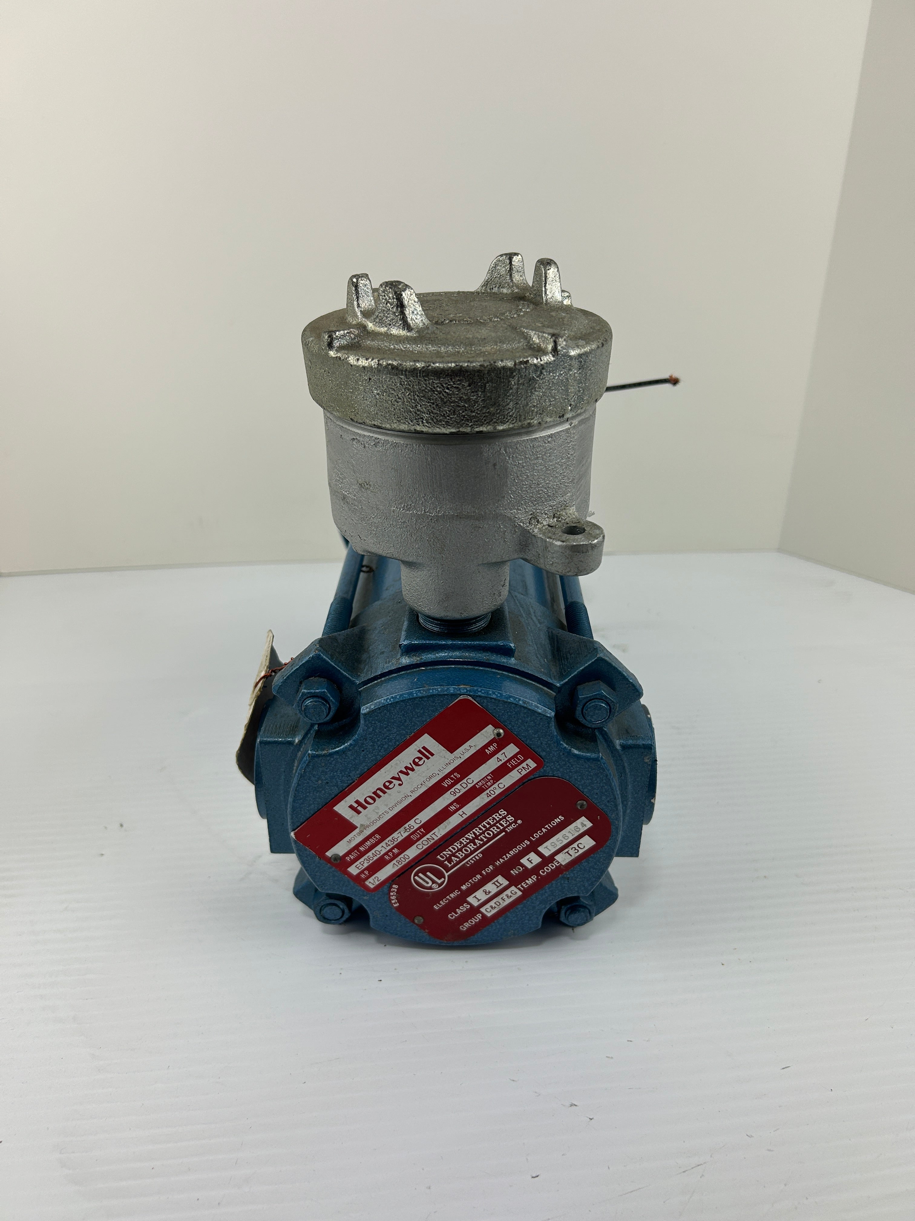 Honeywell EP3640-1436-7-56C Gearmotor 1/2 HP 1800 RPM 90VDC