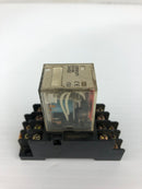 Omron MY4N Relay 24VDC with Base 0898YT 250V 5A