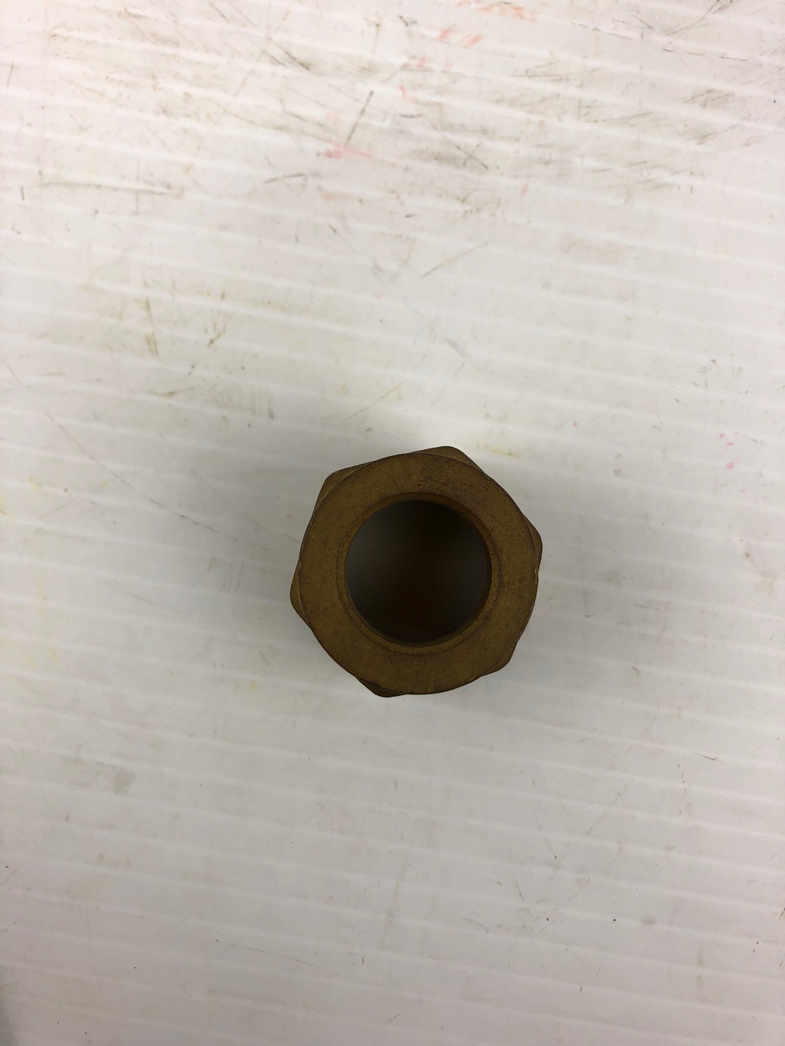 Oxygen 1-1/4" x 1-1/8" Regulator Inlet Nut - Lot of 7