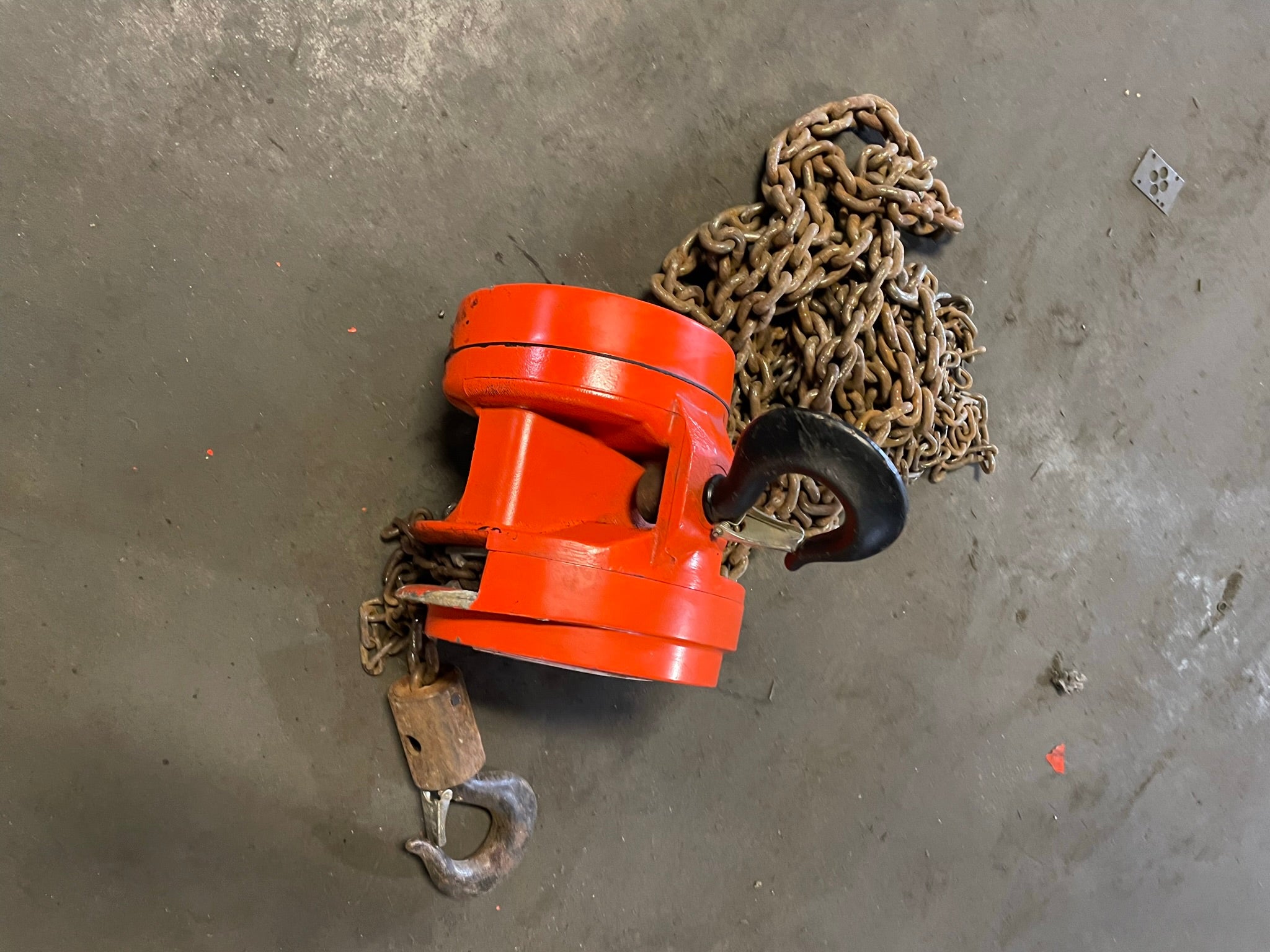 CM Cyclone 2 Ton Manual Chain Fall Hoist with Load Limiter S5839TB