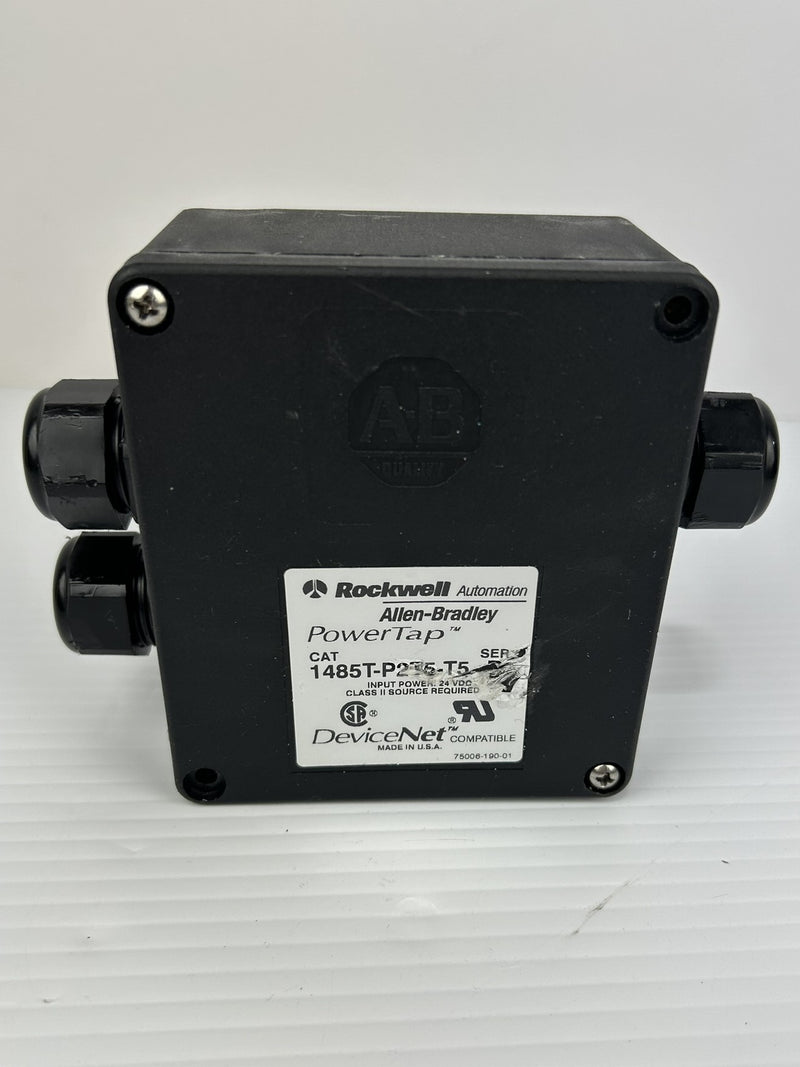 Allen-Bradley 1485T-P2T5-T5 PowerTap DeviceNet Power Device 24VDC