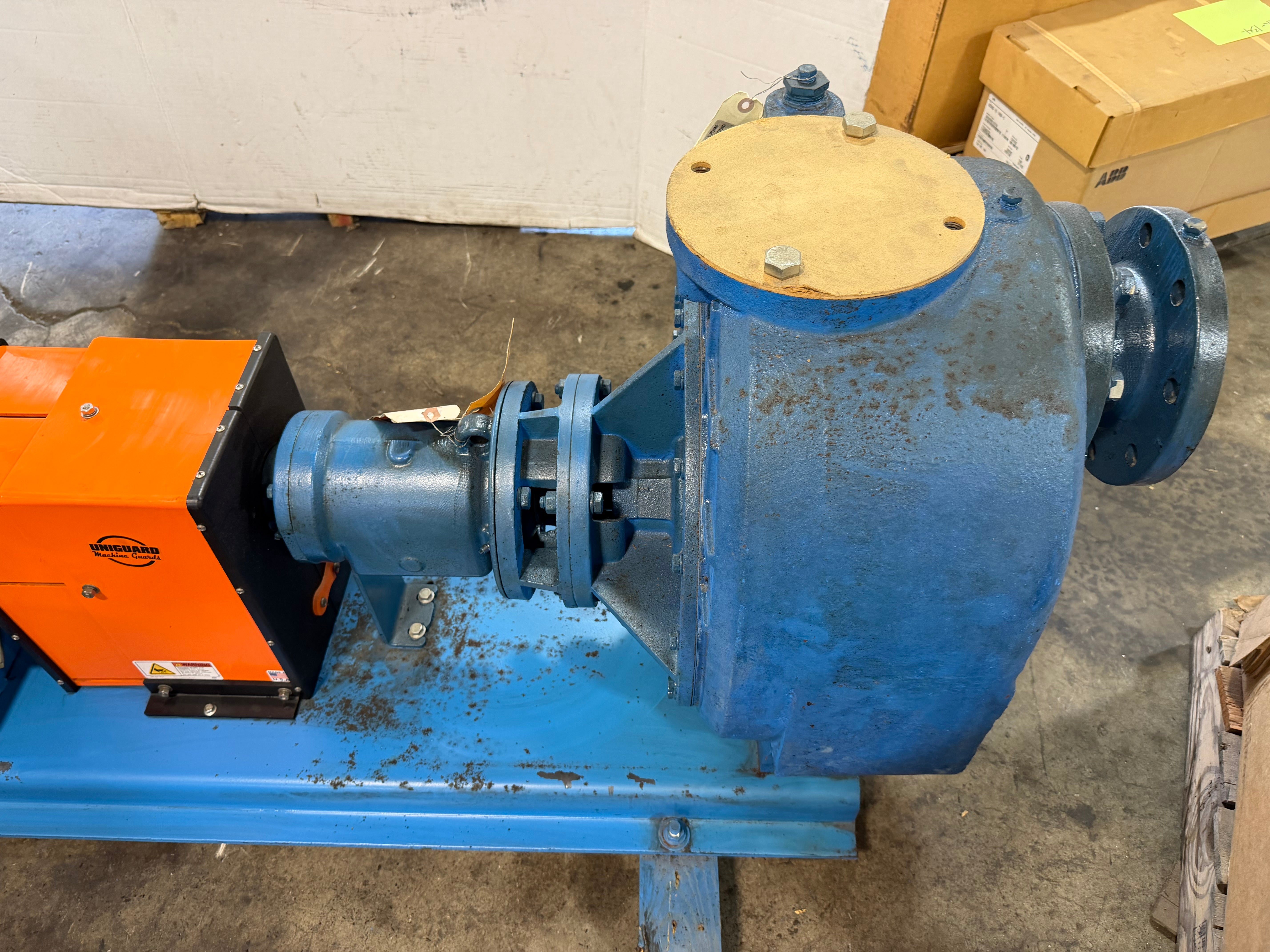 Industrial Centrifugal Pump w/ Toshiba 230/460V 1770 RPM 25 HP w/ Uniguard
