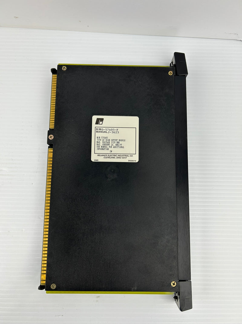 Reliance Electric 57C403 High Output Module 0-57403-F J-3623 115V 2A