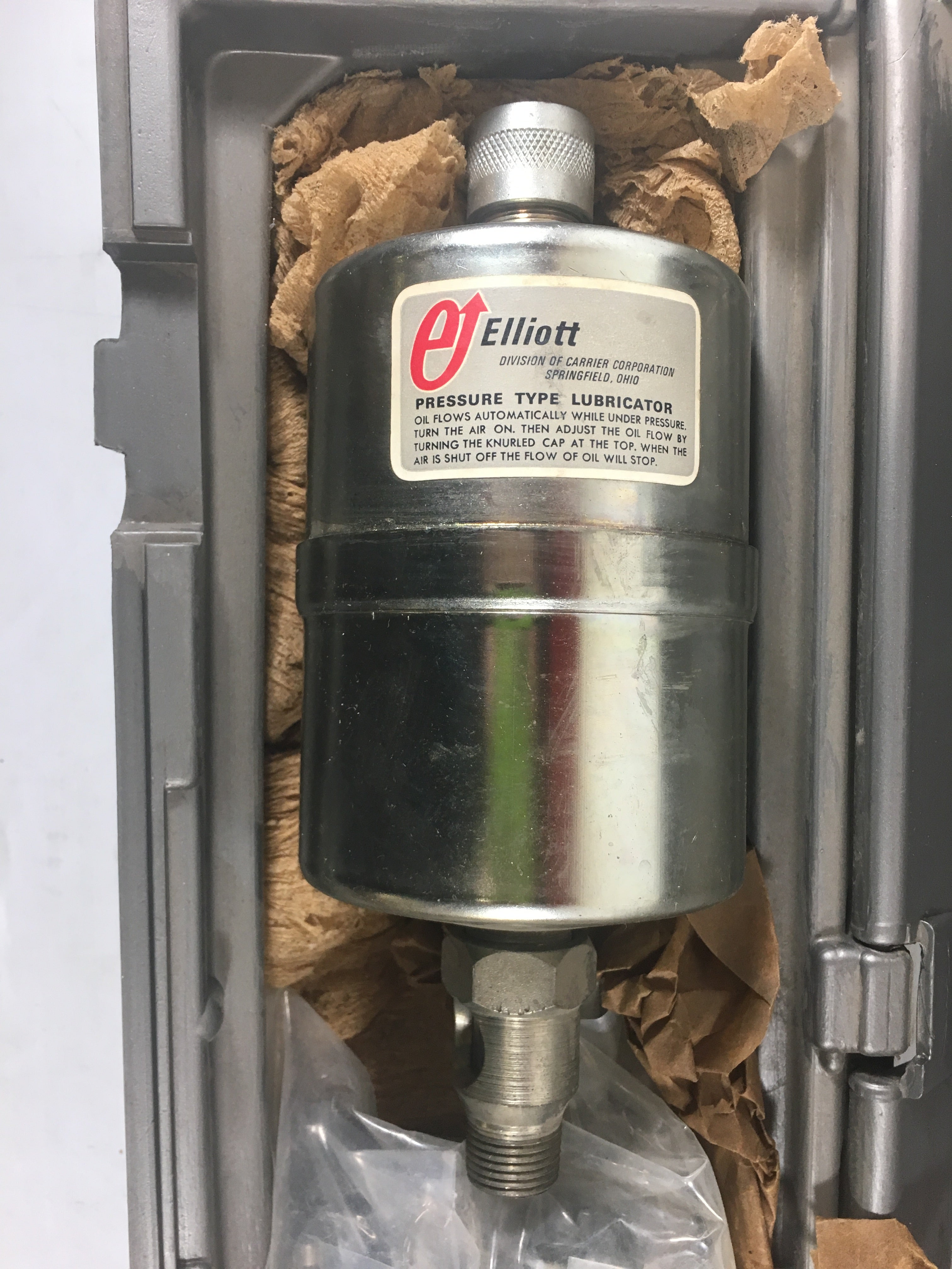 Elliott Pressure Type Lubricator