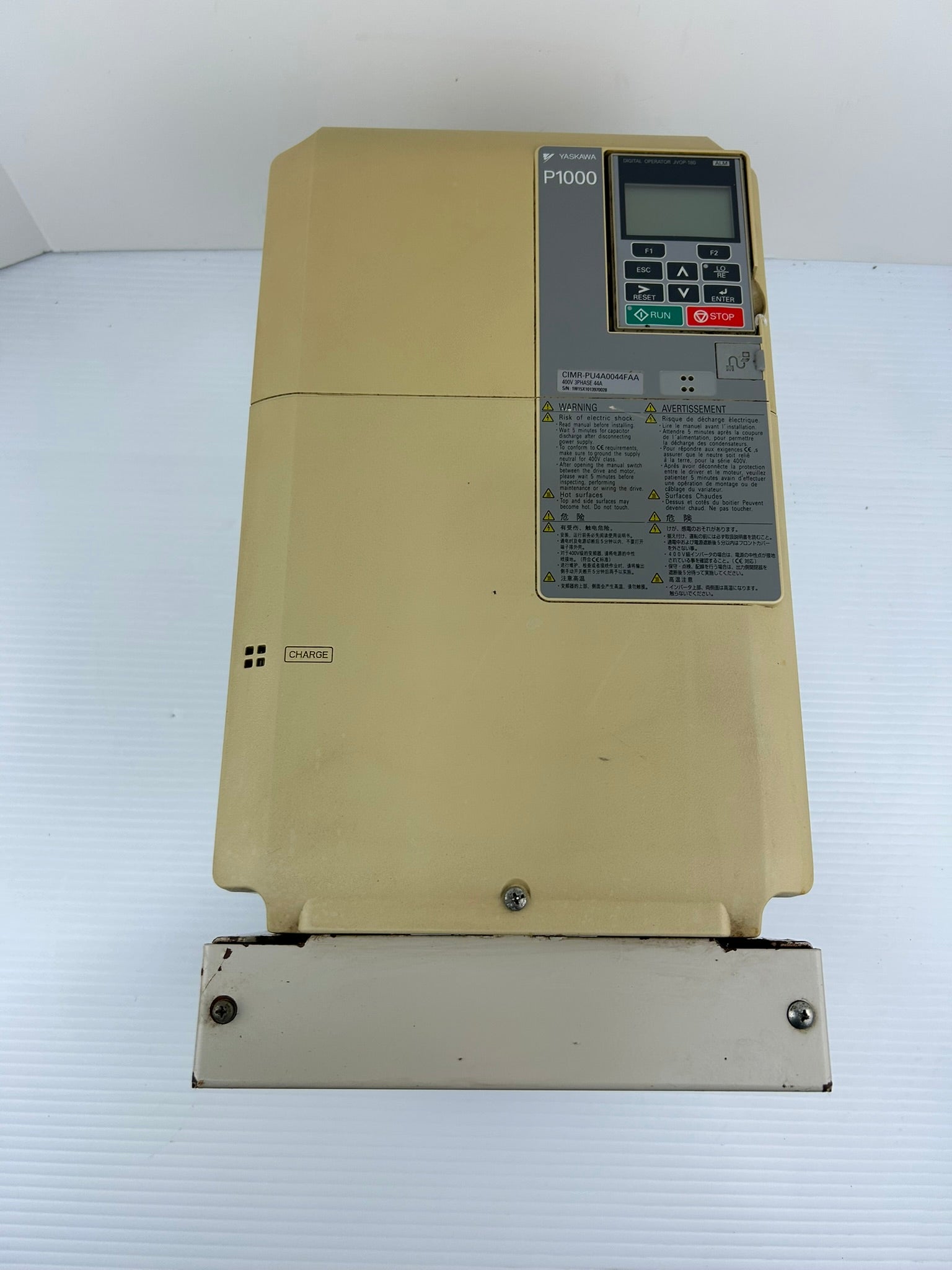 Yaskawa CIMR-PU4A0044FAA AC Drive Rev D