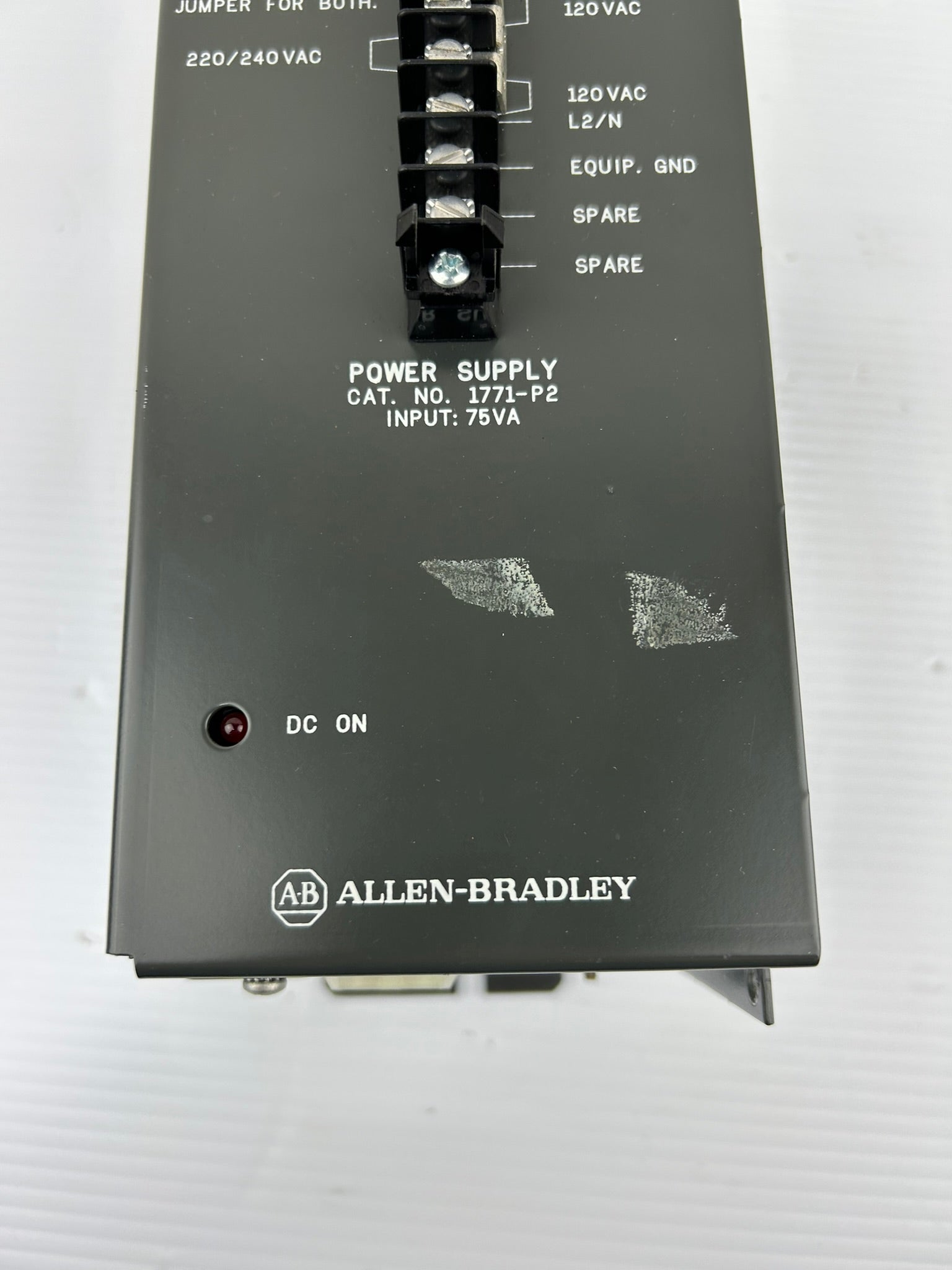 Allen Bradley 1771-P2 Power Supply Series B Input 75VA