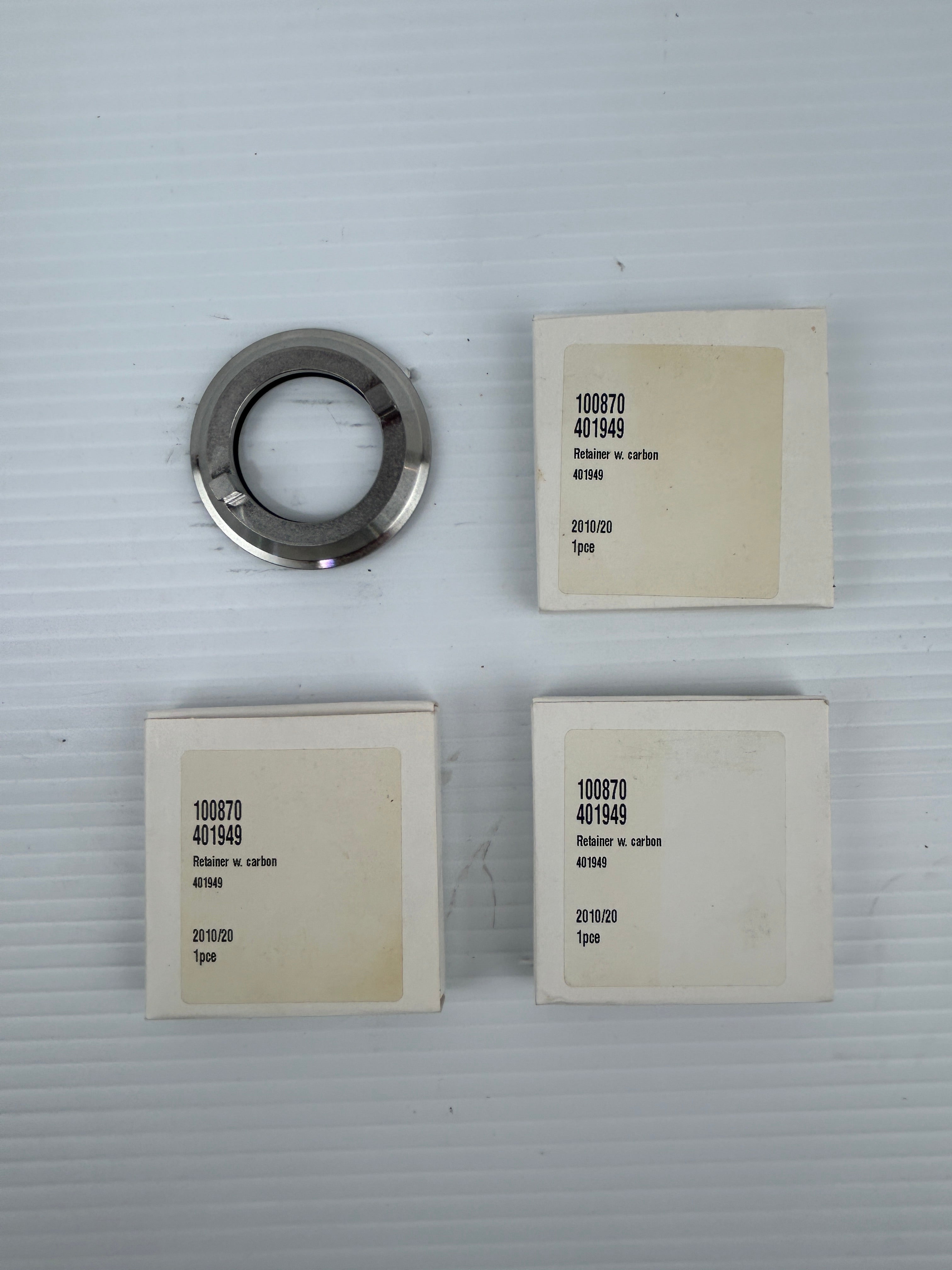 Tri-Clover 401949 Pump Seal Retainer Ring with Carbon 100870 - Qty 1
